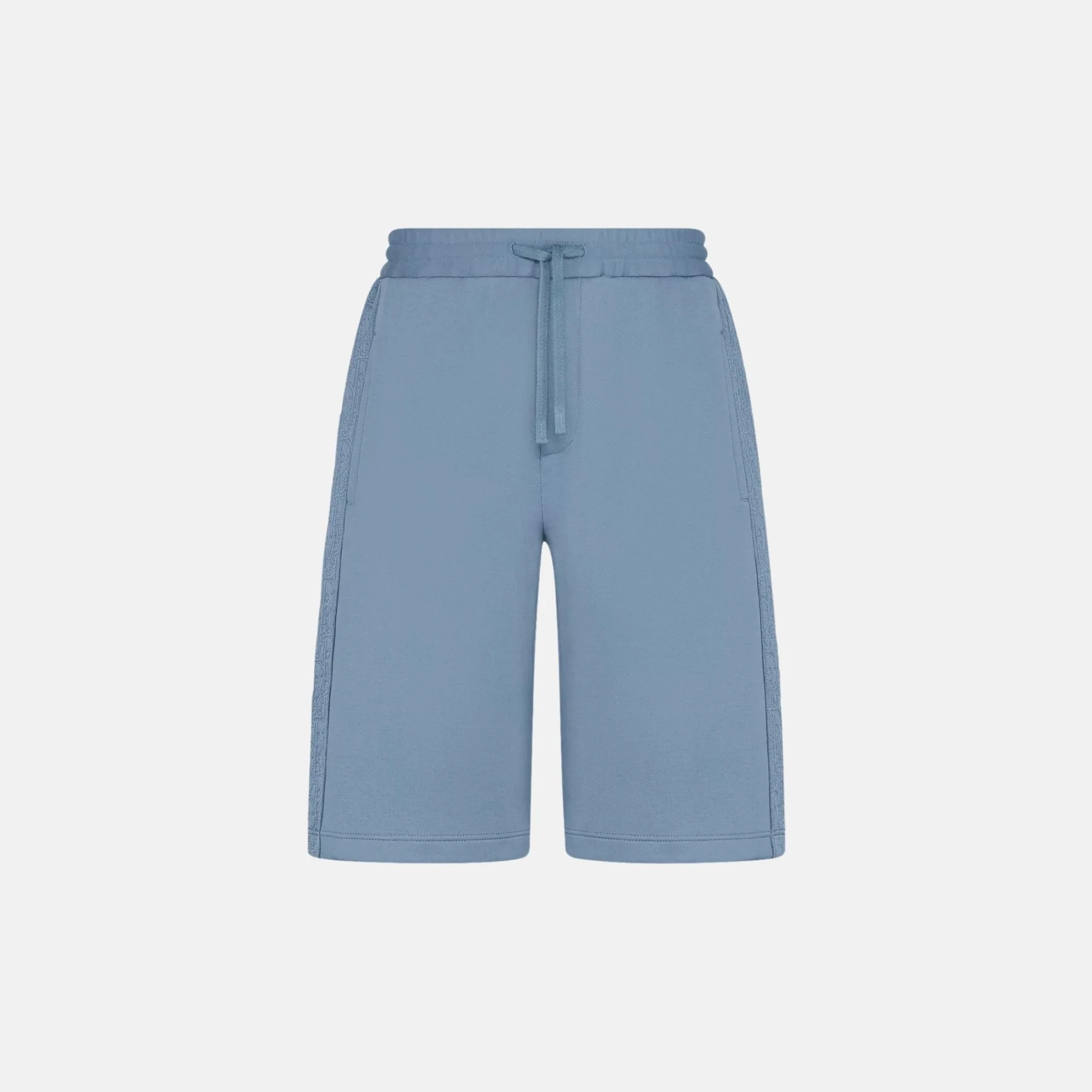 Oblique Bermuda Shorts In Cotton Blend Jersey - Image 3