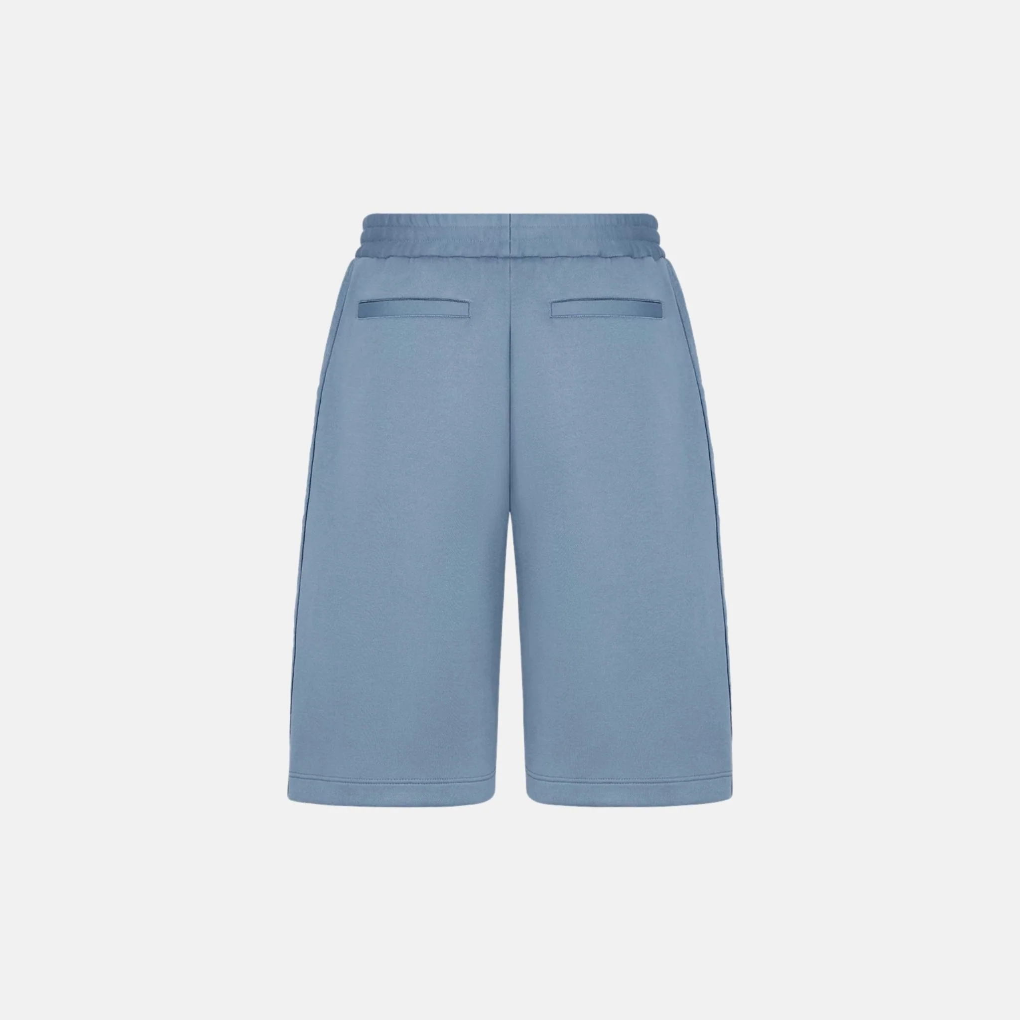 Oblique Bermuda Shorts In Cotton Blend Jersey - Image 4