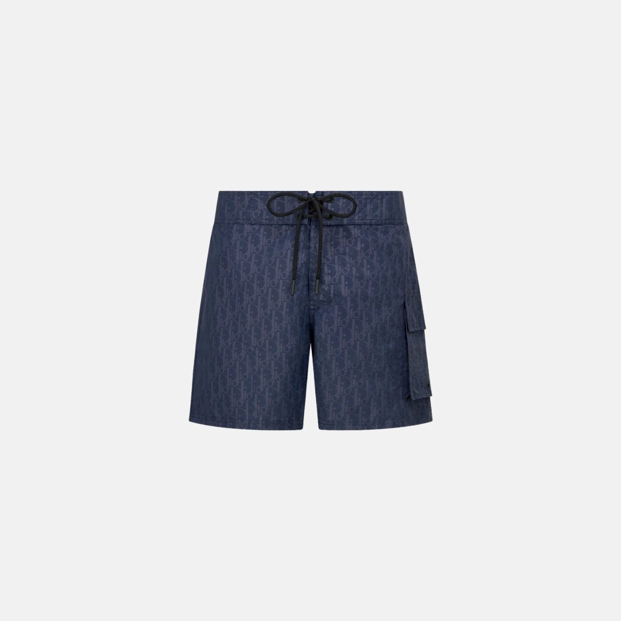 Oblique Swim Shorts In Technical Fabric - Image 3