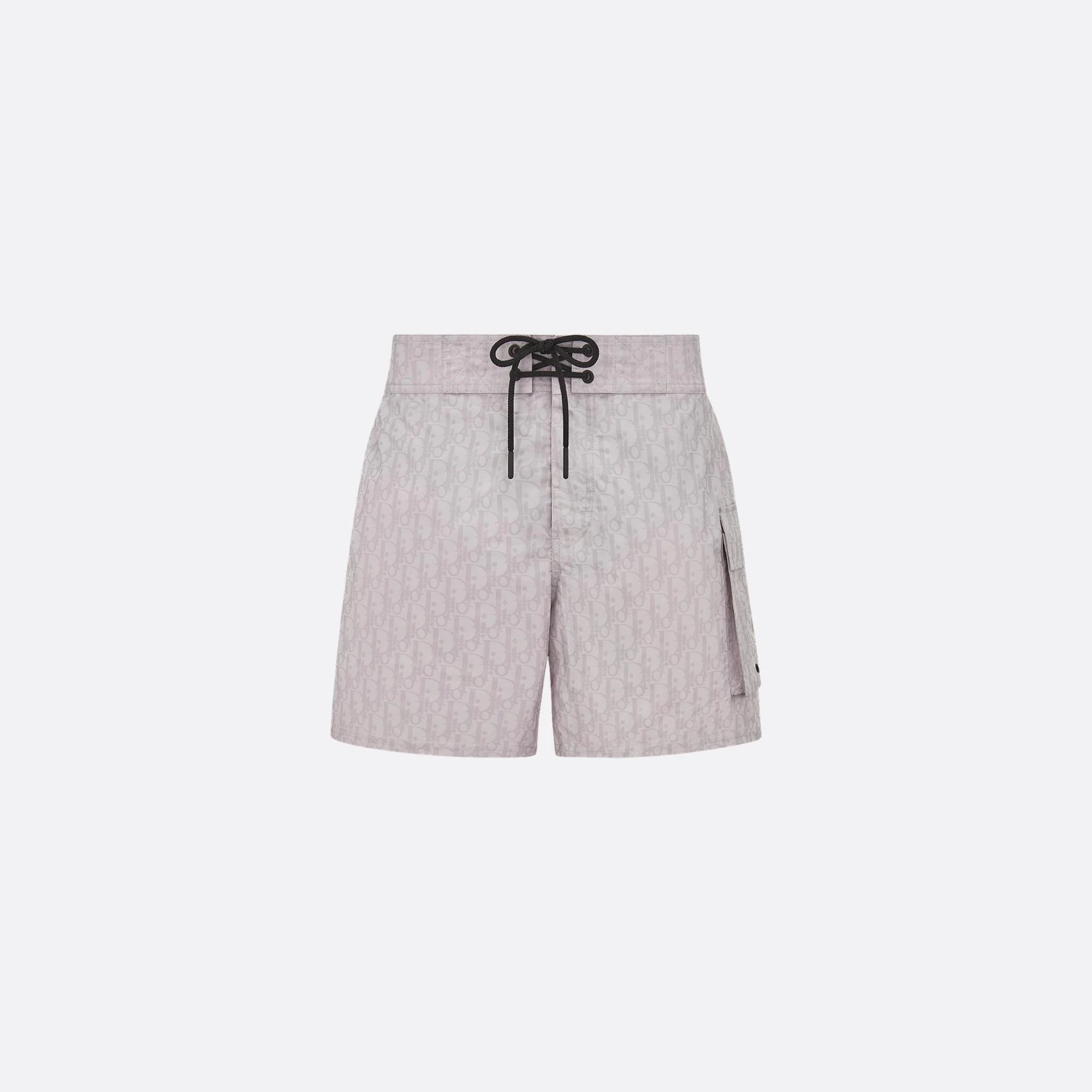 Oblique Swim Shorts In Technical Fabric - Image 5
