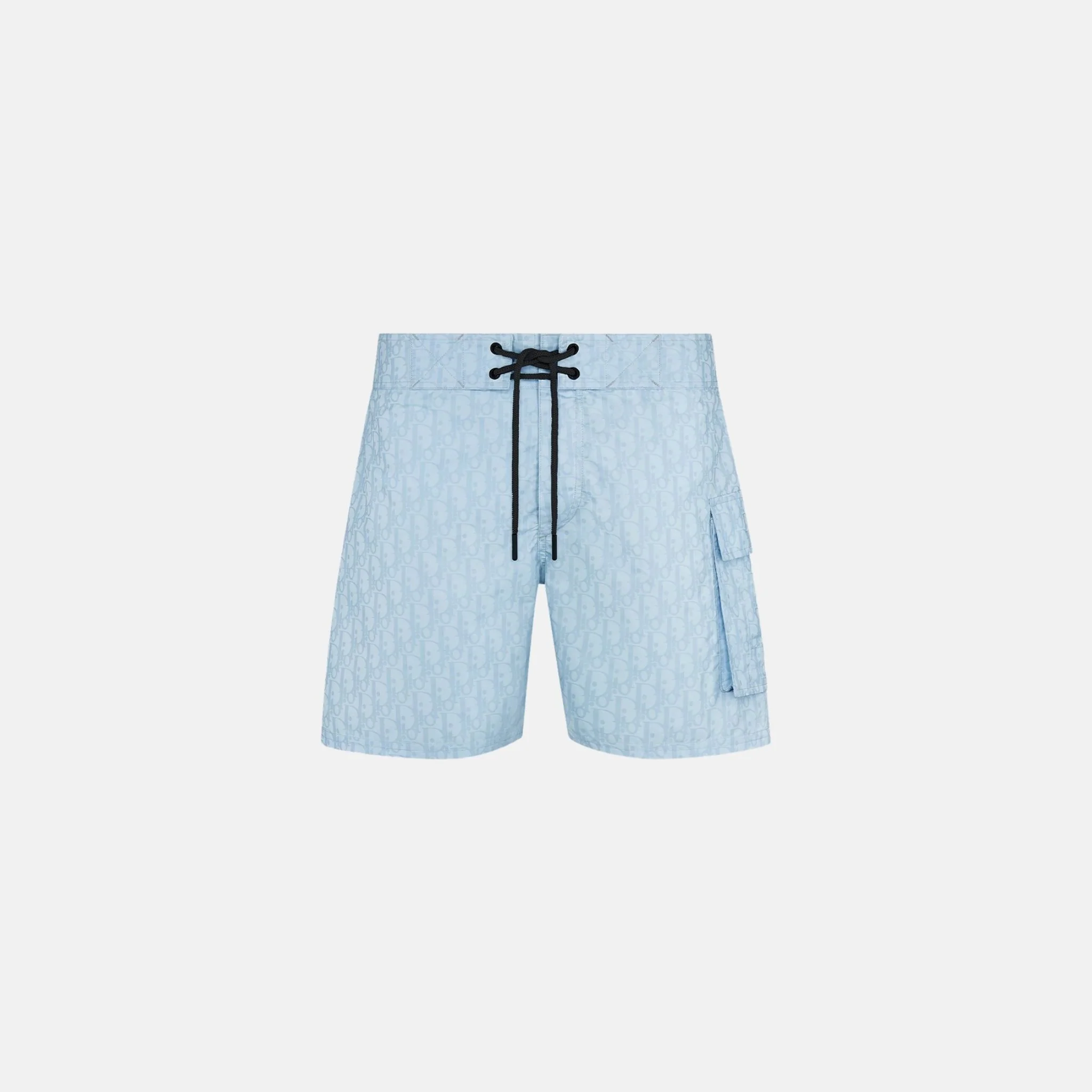 Oblique Swim Shorts In Technical Fabric - Image 7