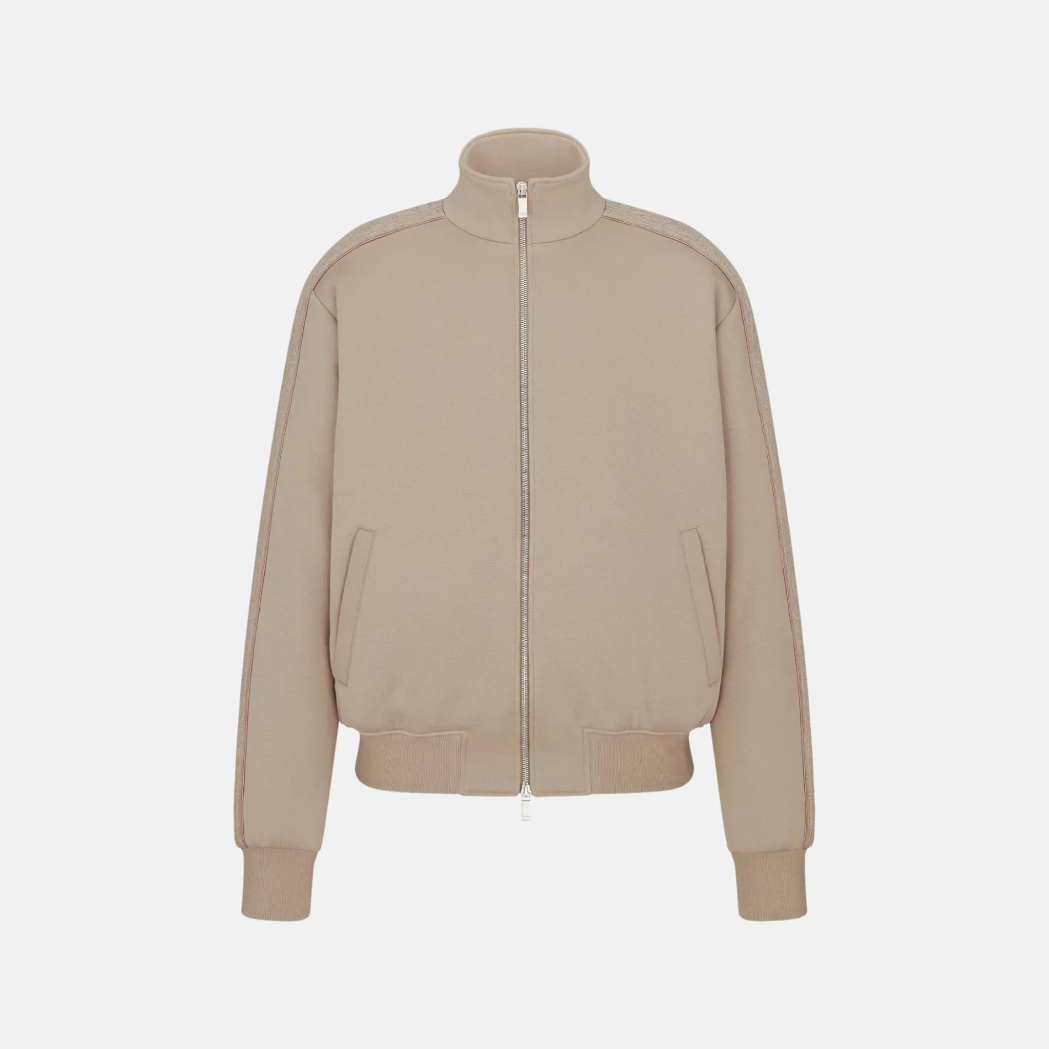 Oblique Track Jacket In Cotton Blend Jersey - Image 3