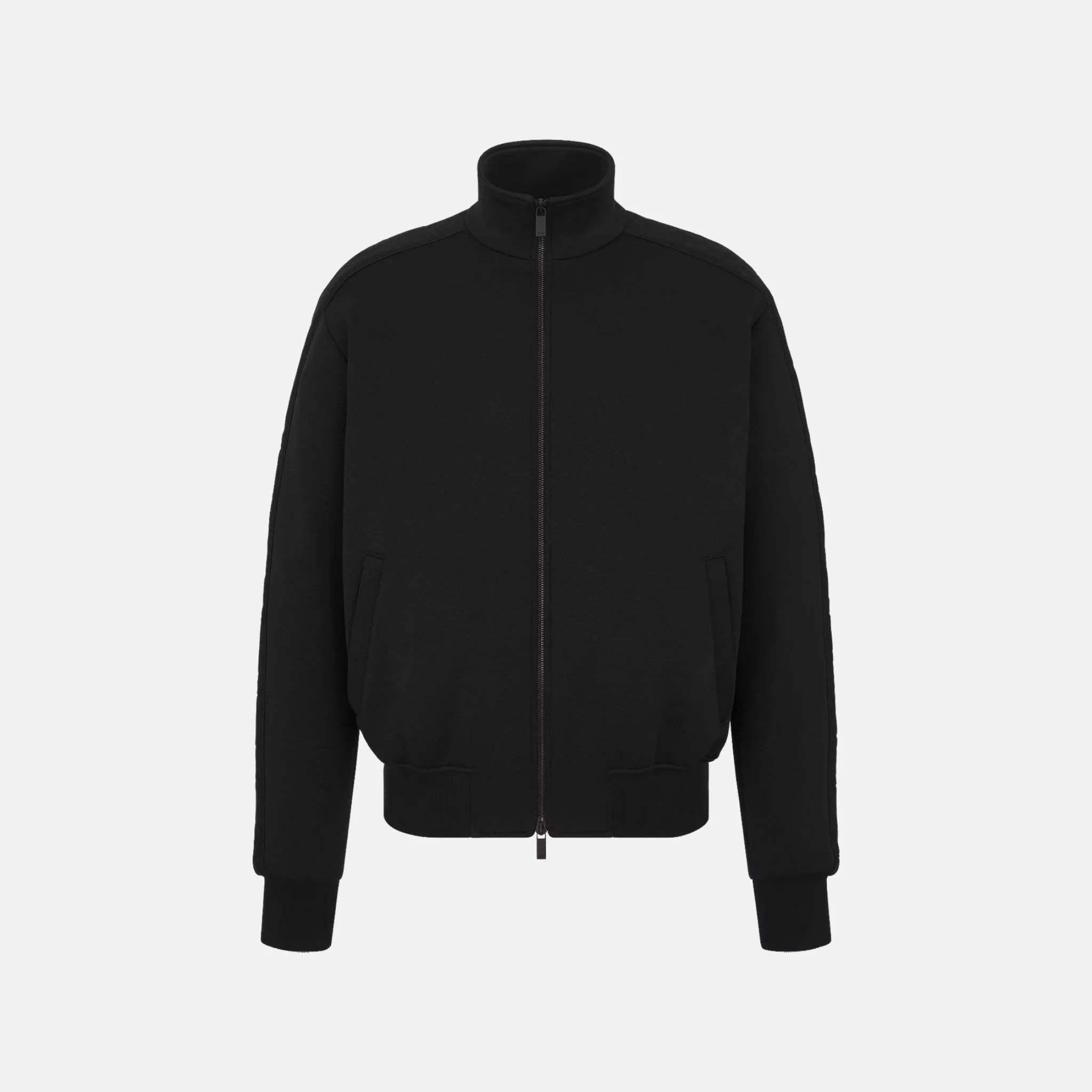 Oblique Track Jacket In Cotton Blend Jersey - Image 5
