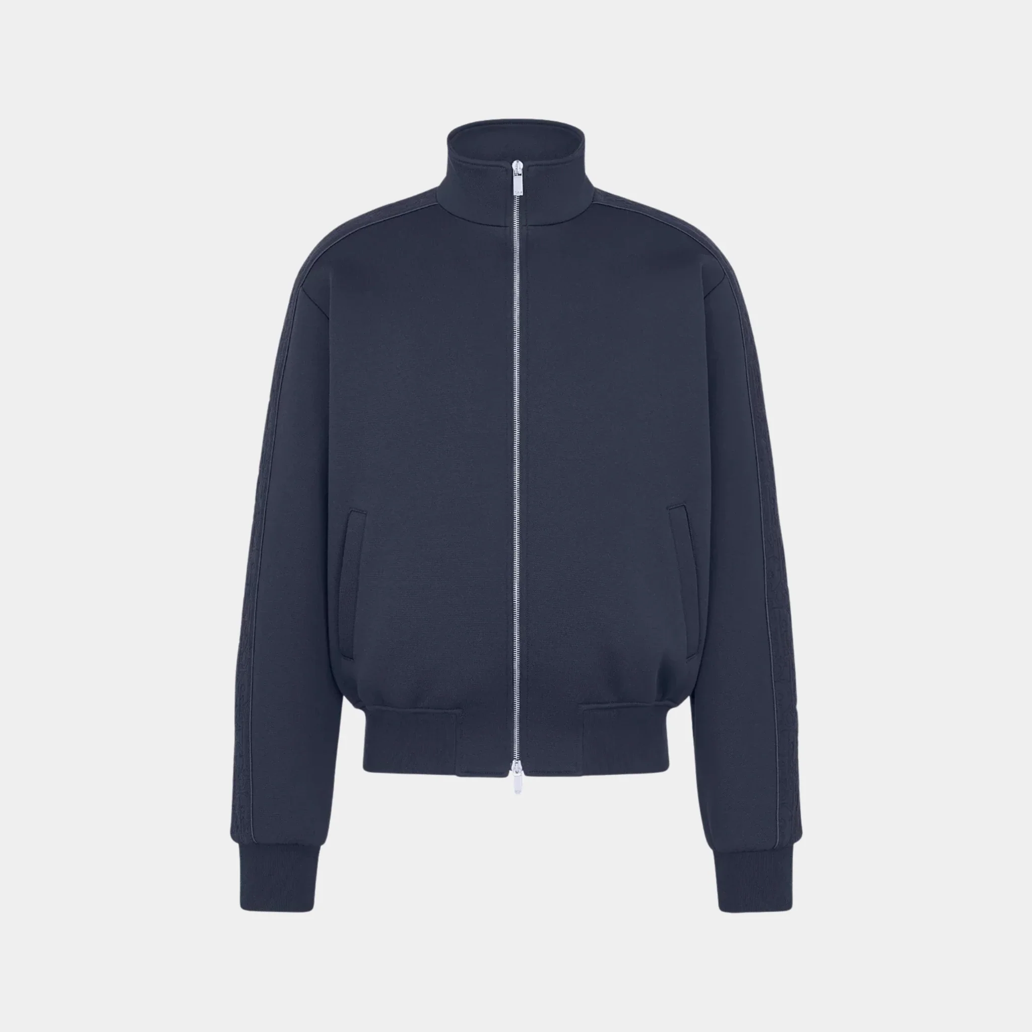 Oblique Track Jacket In Cotton Blend Jersey - Image 7