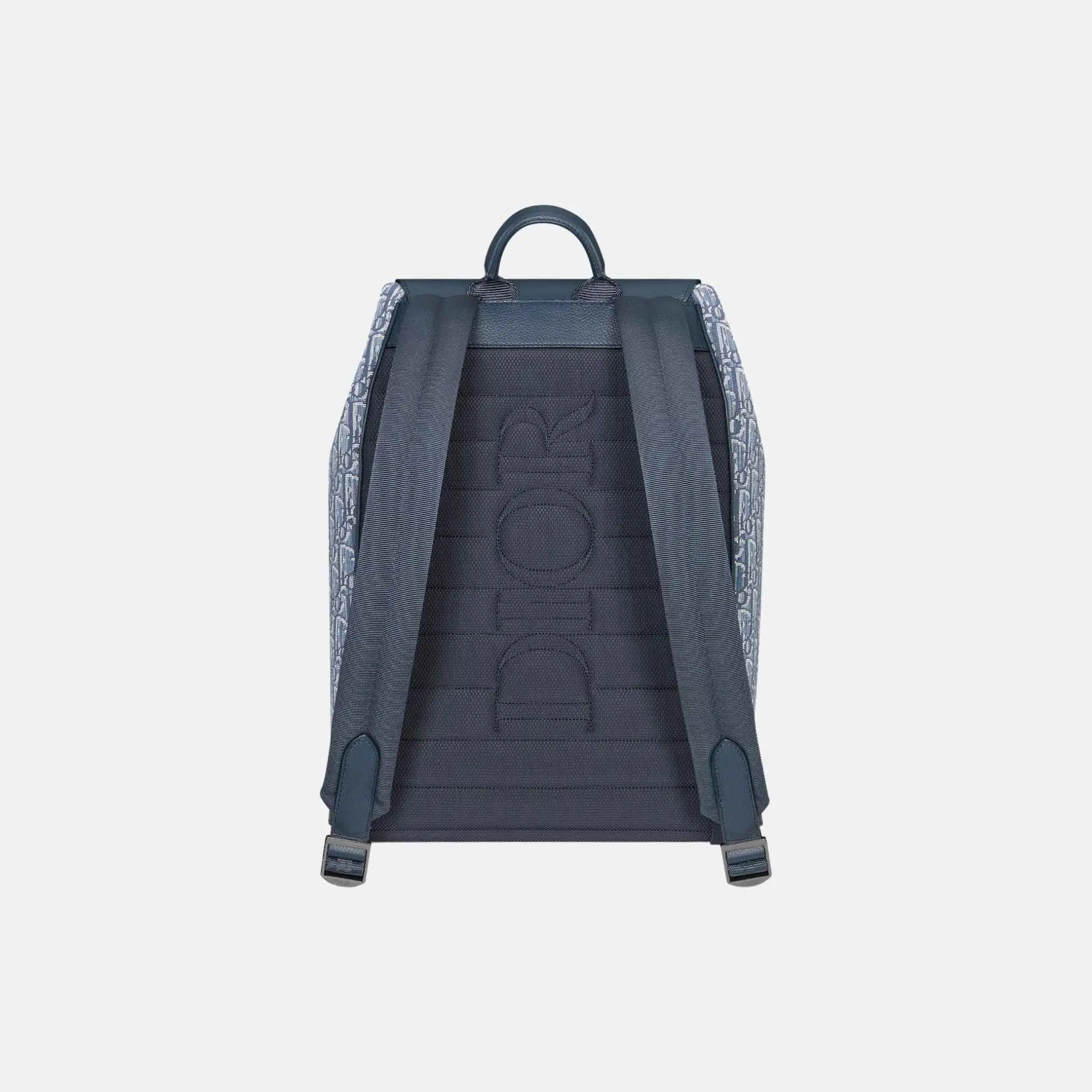 Saddle Flap Backpack in Oblique and Grained Calfskin - Image 3