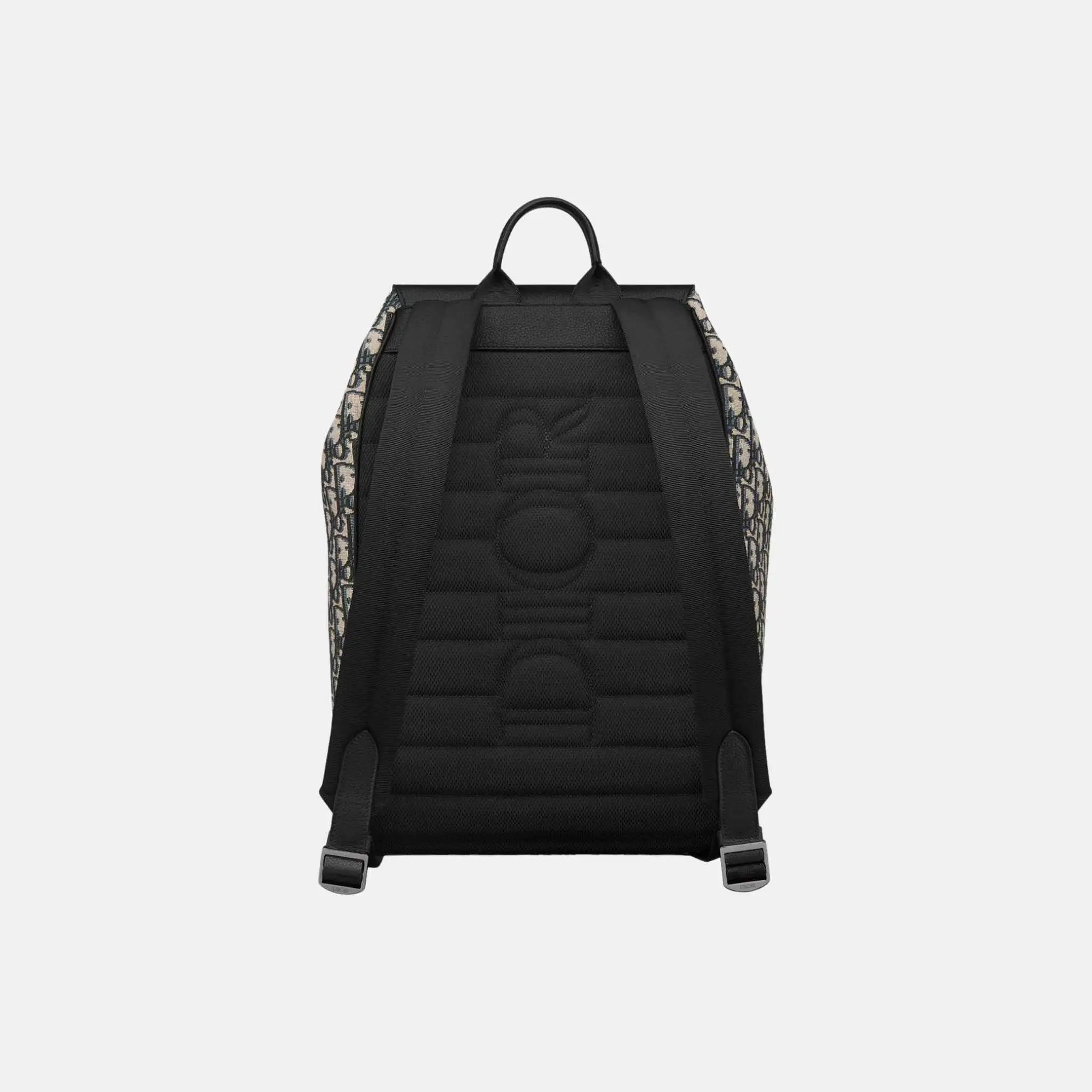Saddle Flap Backpack in Oblique and Grained Calfskin - Image 5