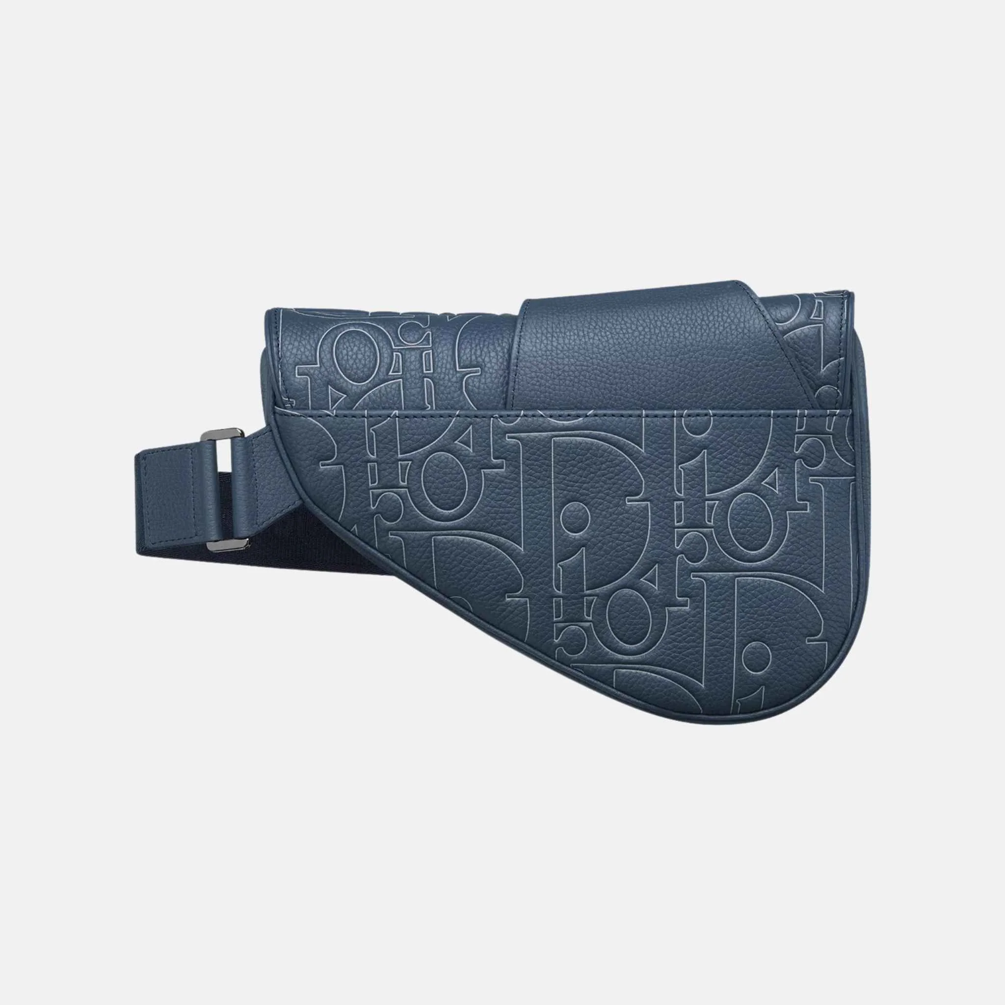 Saddle Bag In Gravity Outline Leather And Grained Calfskin - Image 3
