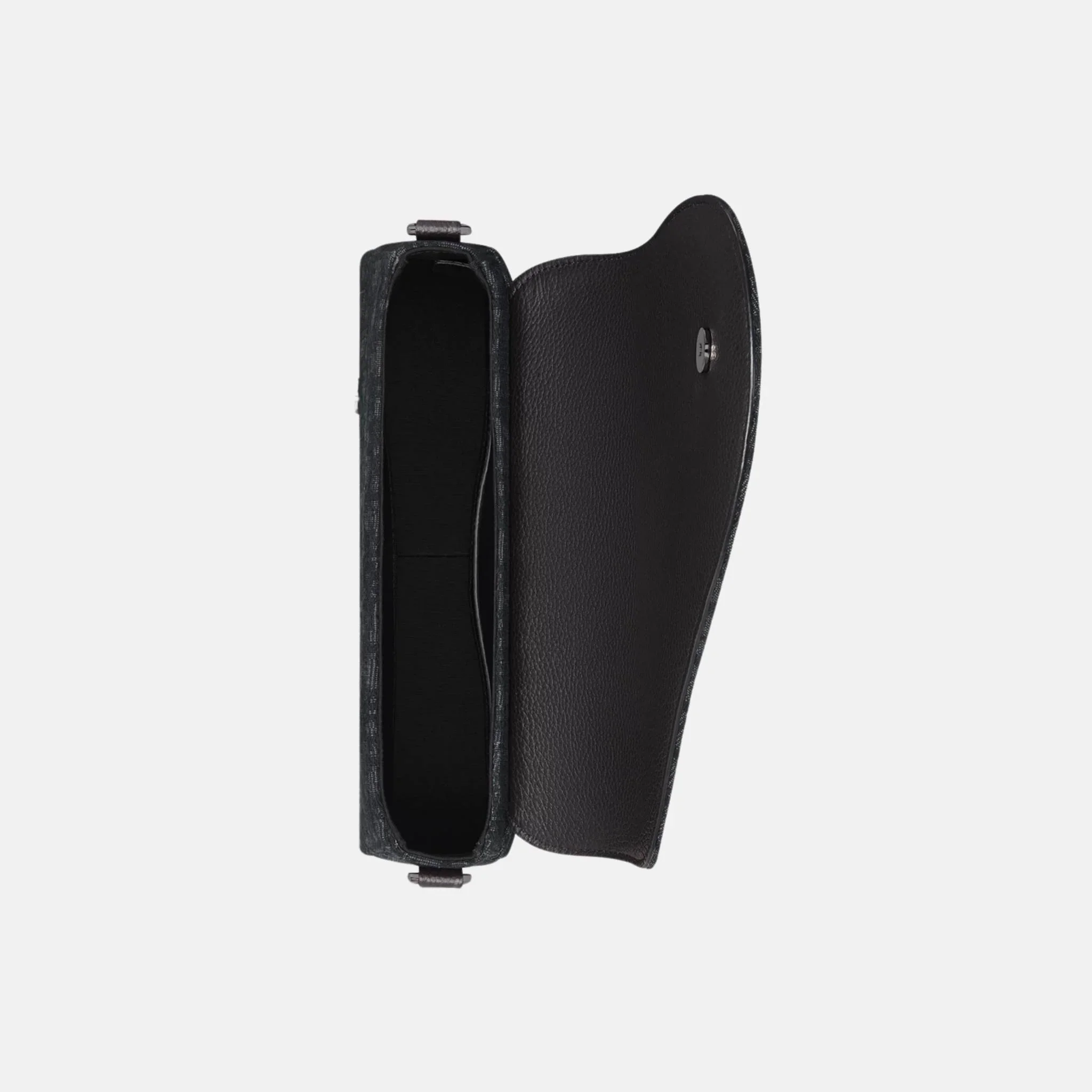 Saddle Messenger Bag In Oblique Jacquard And Grained Calfskin - Image 5