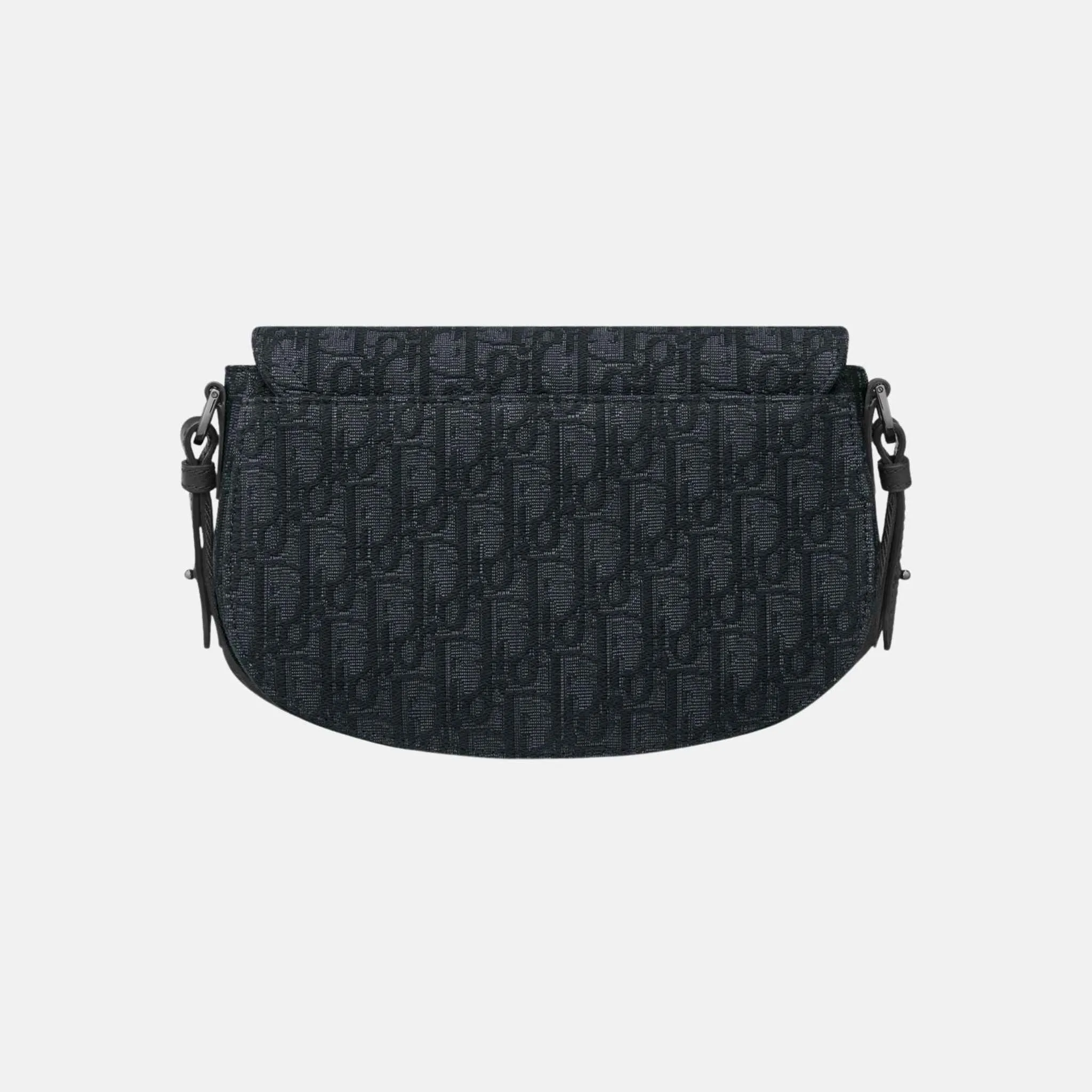 Saddle Messenger Bag In Oblique Jacquard And Grained Calfskin - Image 6