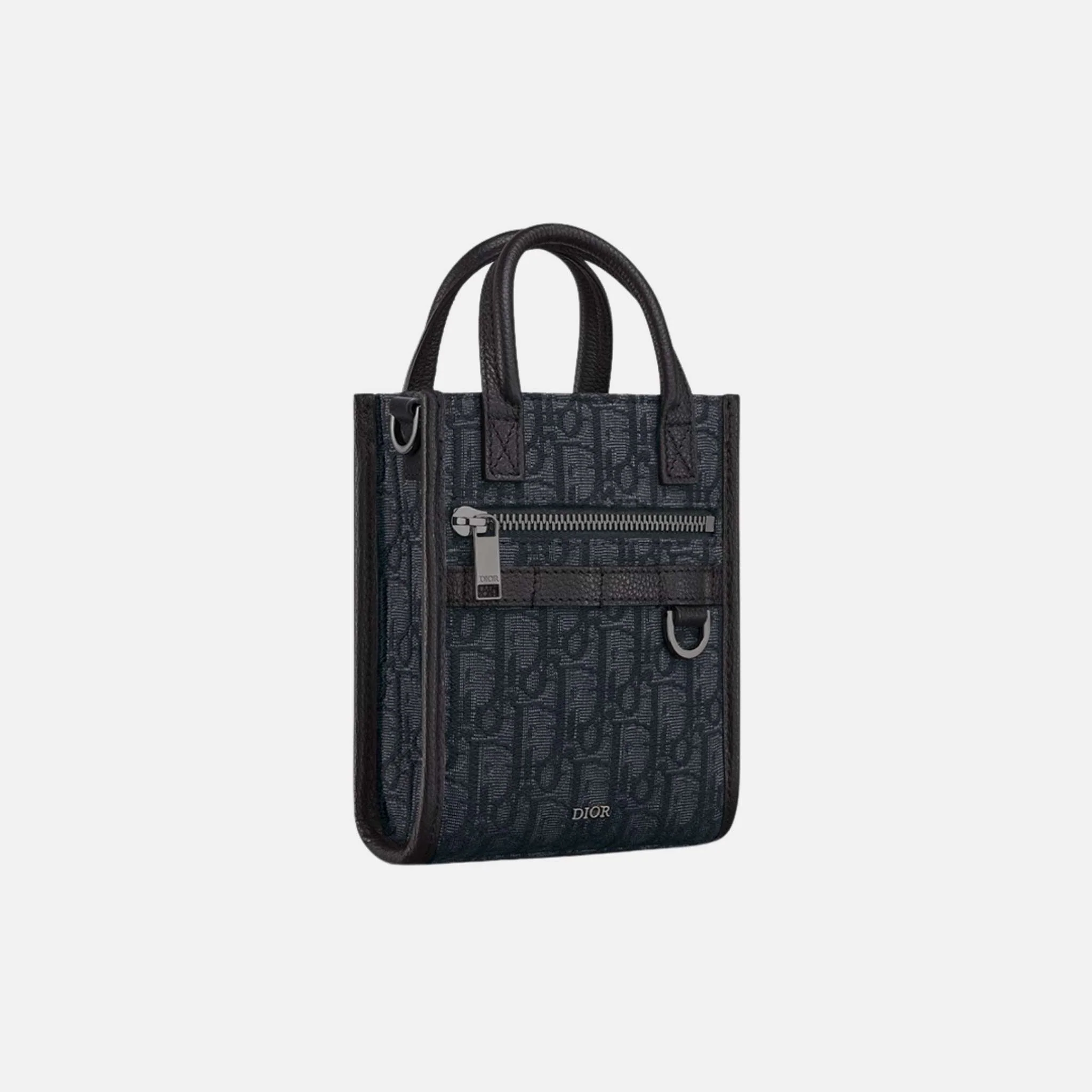 Safari North-South Mini Tote Bag In Grained Calfskin - Image 6