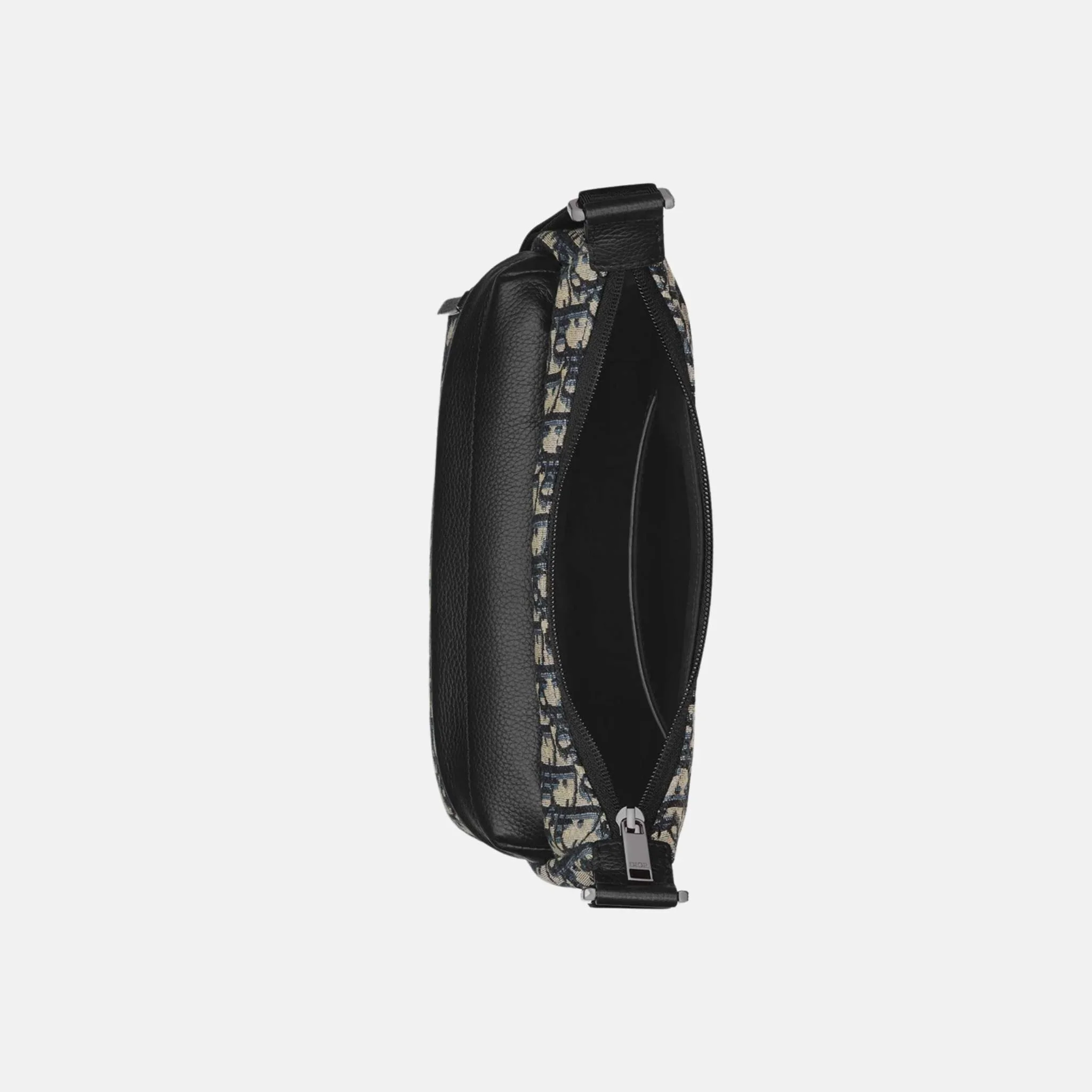 Small Rider Soft Hobo Bag In Oblique Jacquard - Image 2