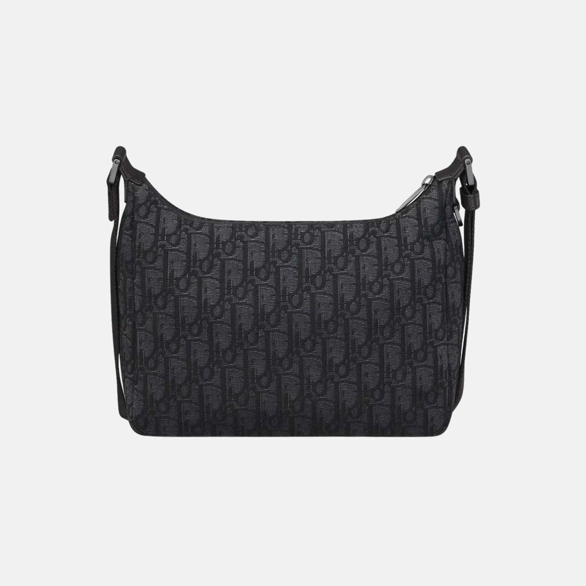 Small Rider Soft Hobo Bag In Oblique Jacquard - Image 6