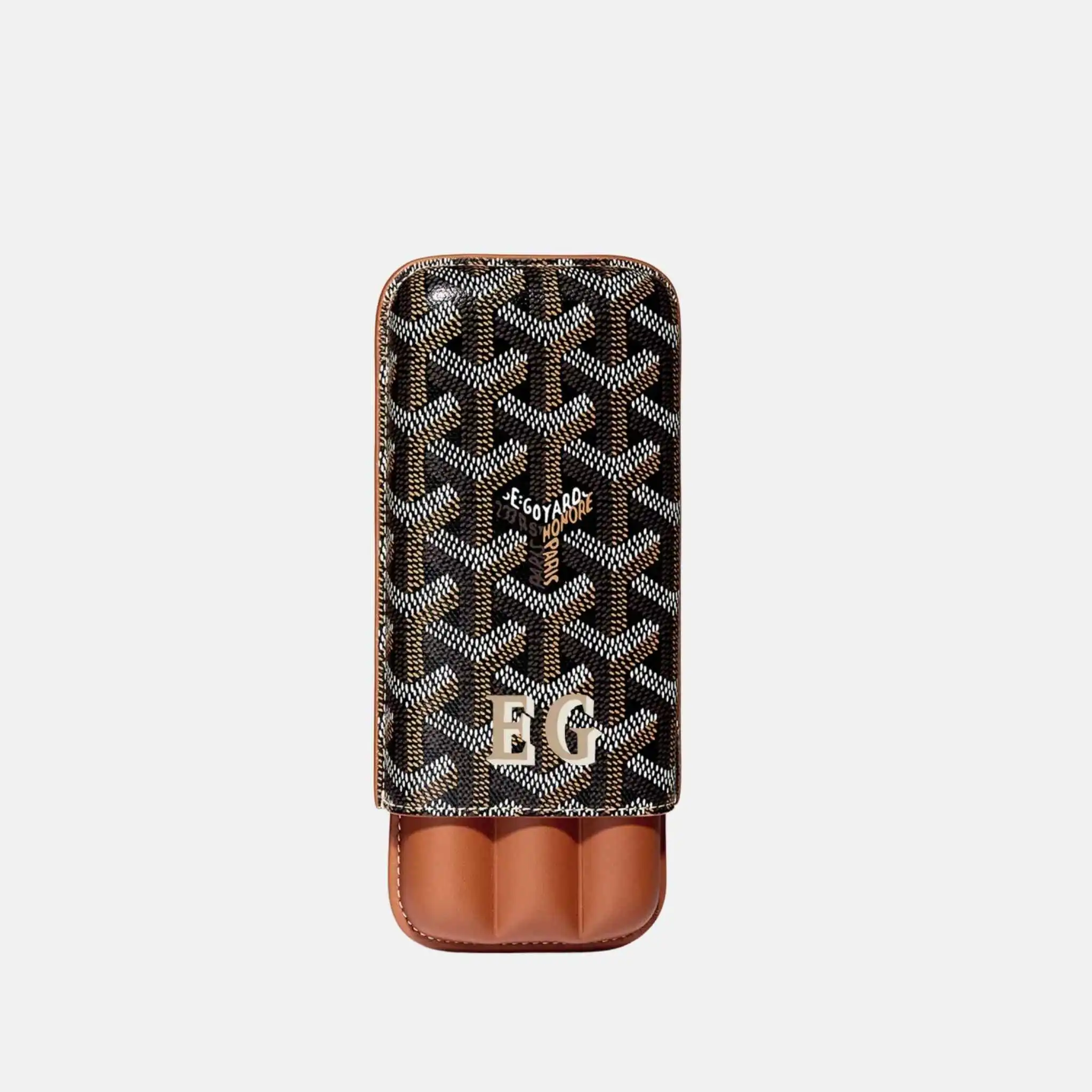 Churchill 3 Cigar Case Initials - Image 3