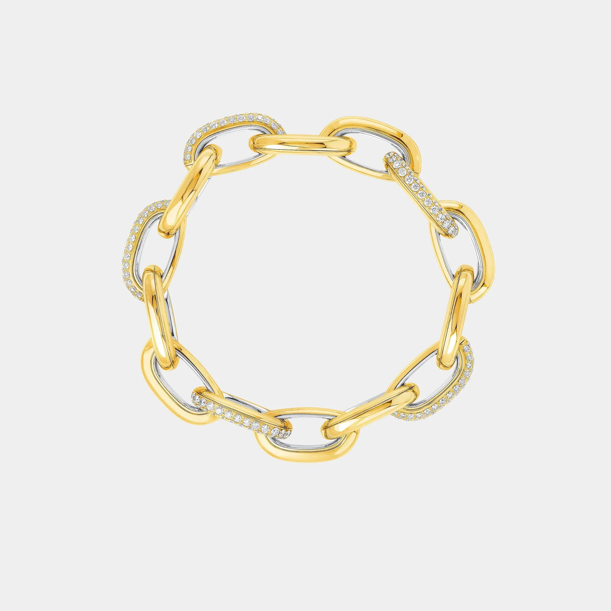 Be Together Diamond Bracelet Yellow Gold - Image 2
