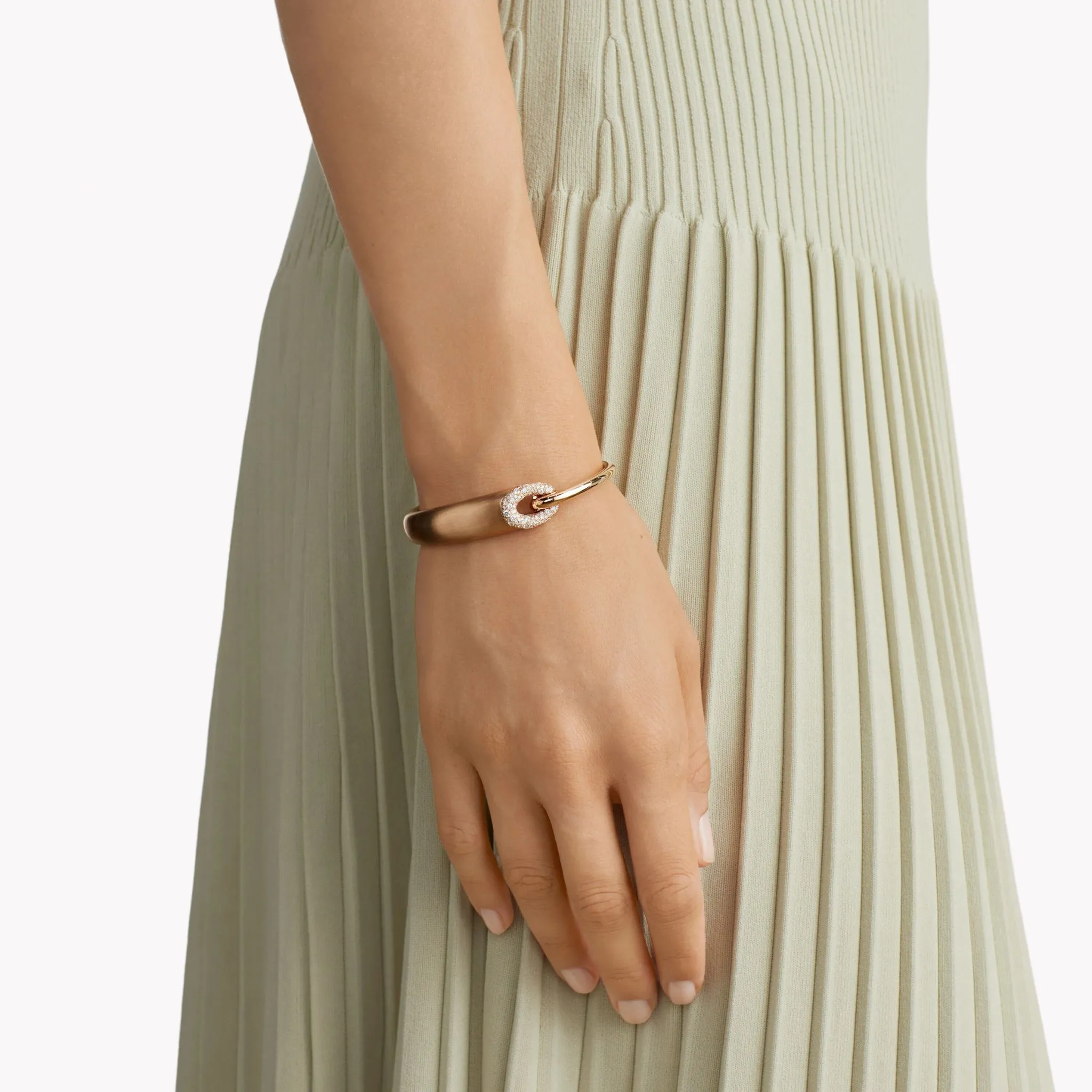 Be Together Large Diamond Bangle - Image 4