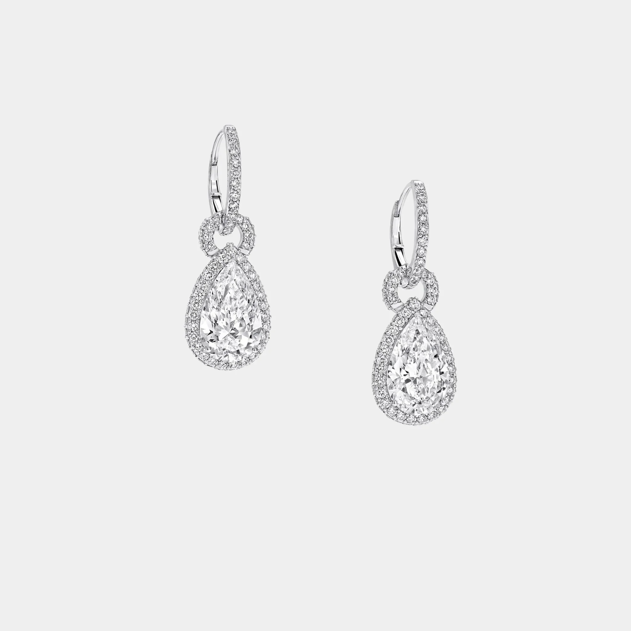 Icon 8 Pear Shape Diamond Earrings - Image 2