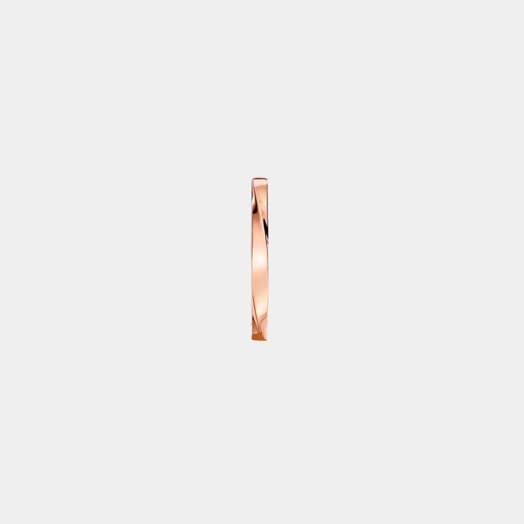 Spiral Rose Gold Band 2.2MM - Image 2