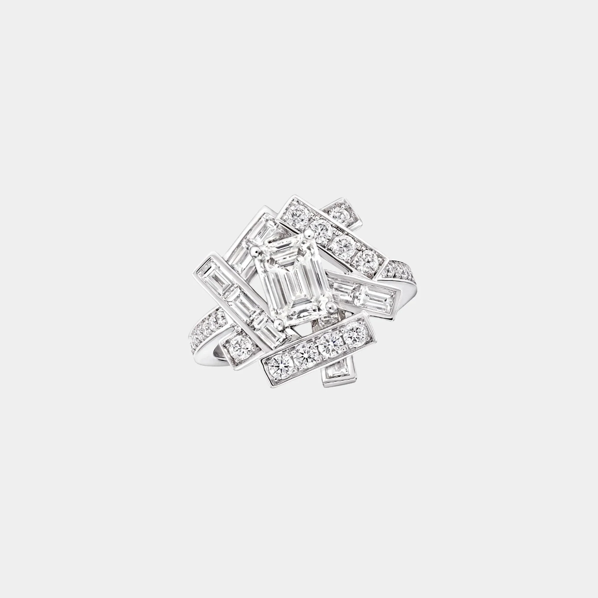 Threads Diamond Ring
