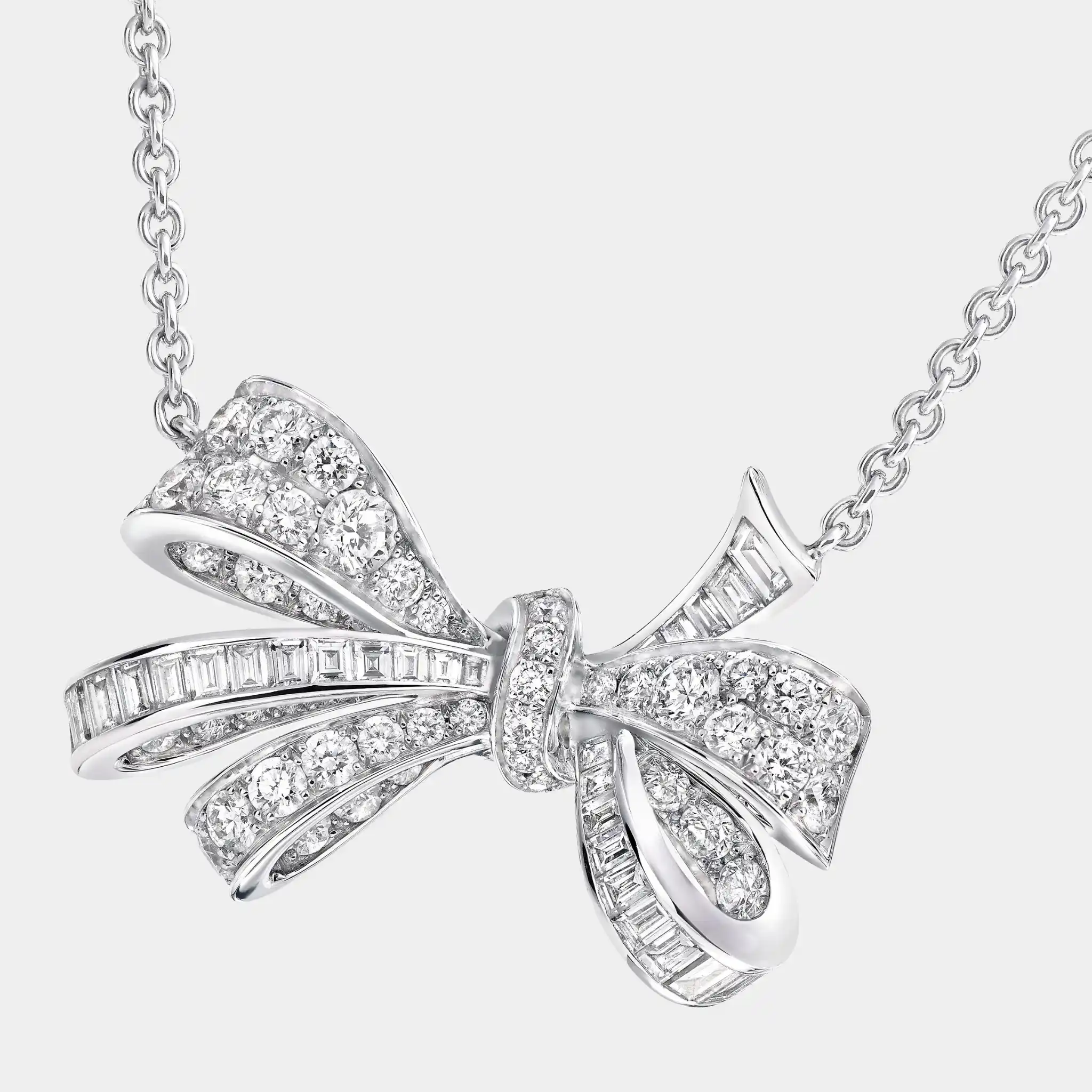 Tildas Bow Classic Diamond Pendant - Image 3