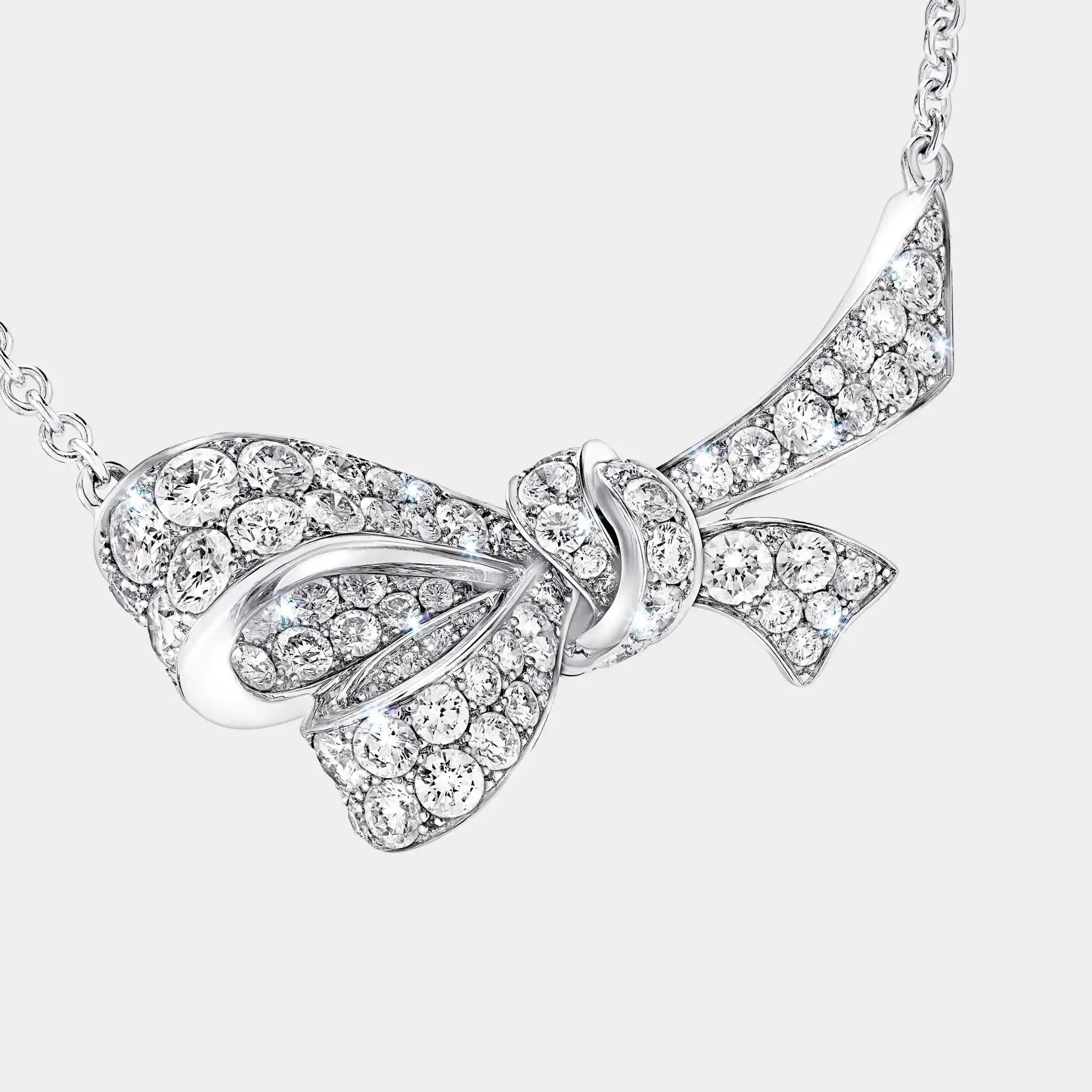 Tildas Bow Diamond Pendant - Image 3