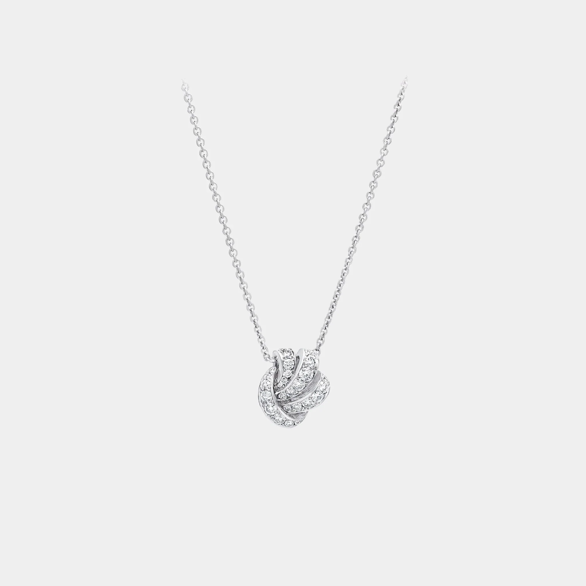 Tildas Bow Pavé Diamond Pendant