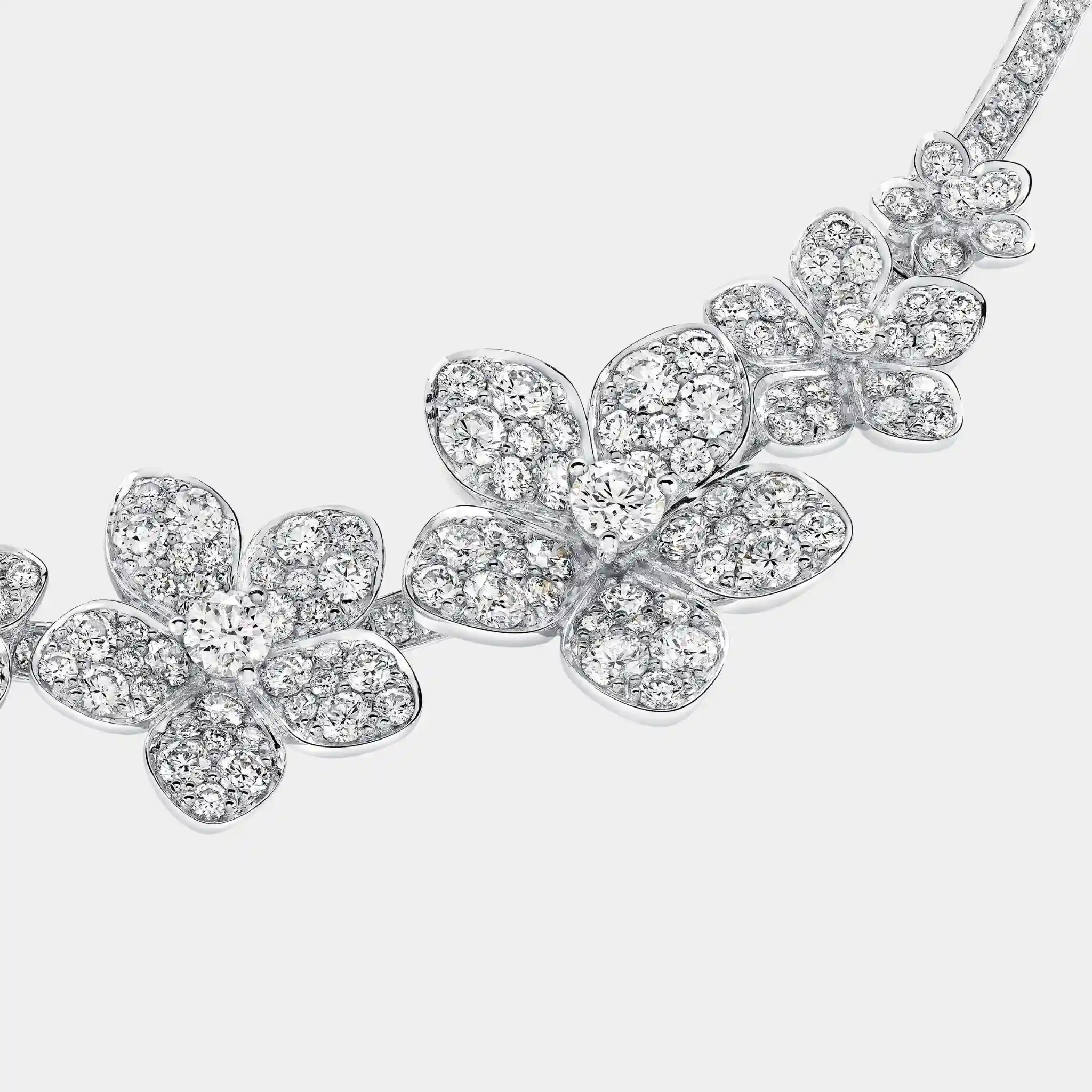 Wild Flower Diamond Necklace - Image 3