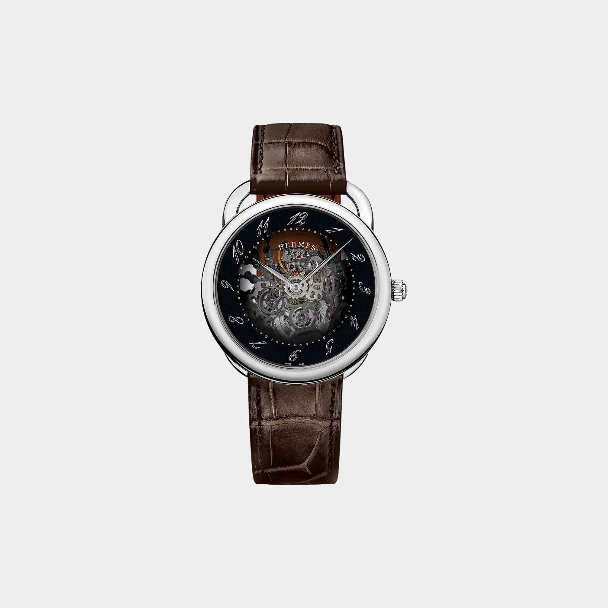 Arceau Squelette Watch With Gradient Mineral Glass Dial