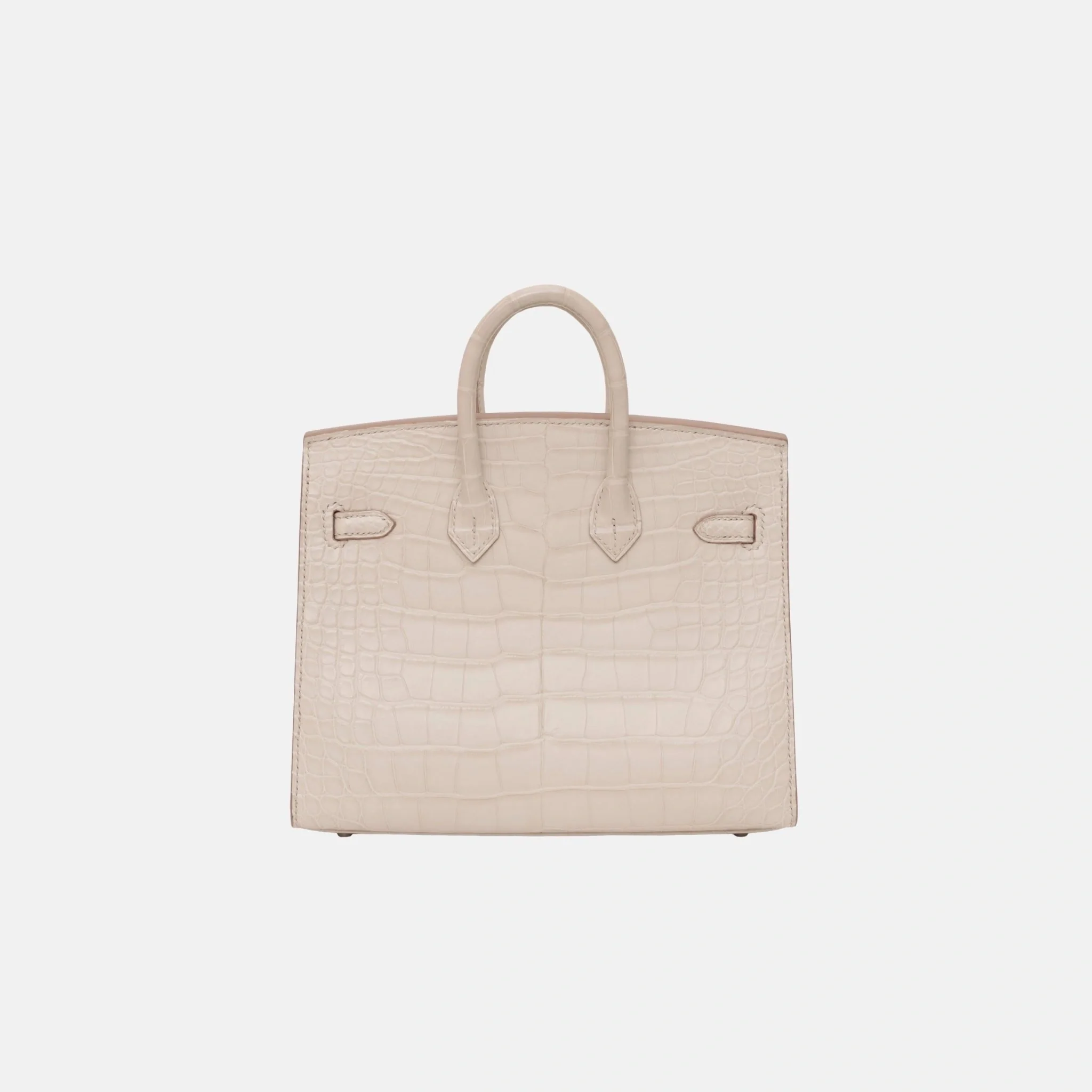 Birkin 20 Beton Matte Alligator PHW - Image 2