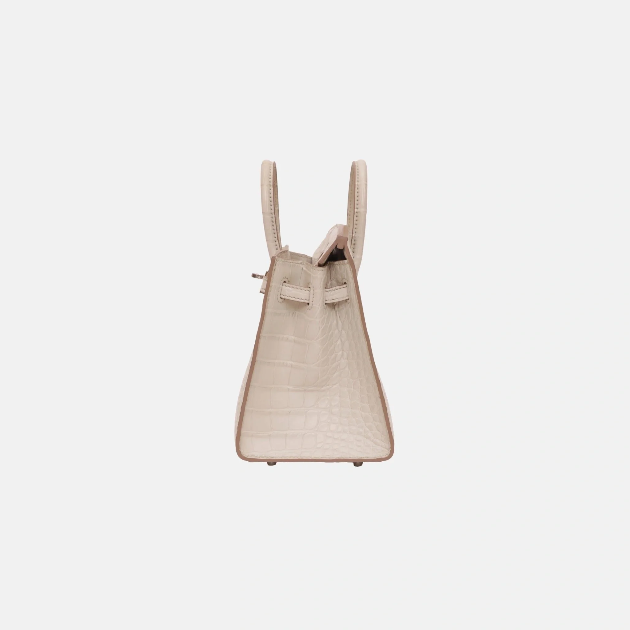 Birkin 20 Beton Matte Alligator PHW - Image 3