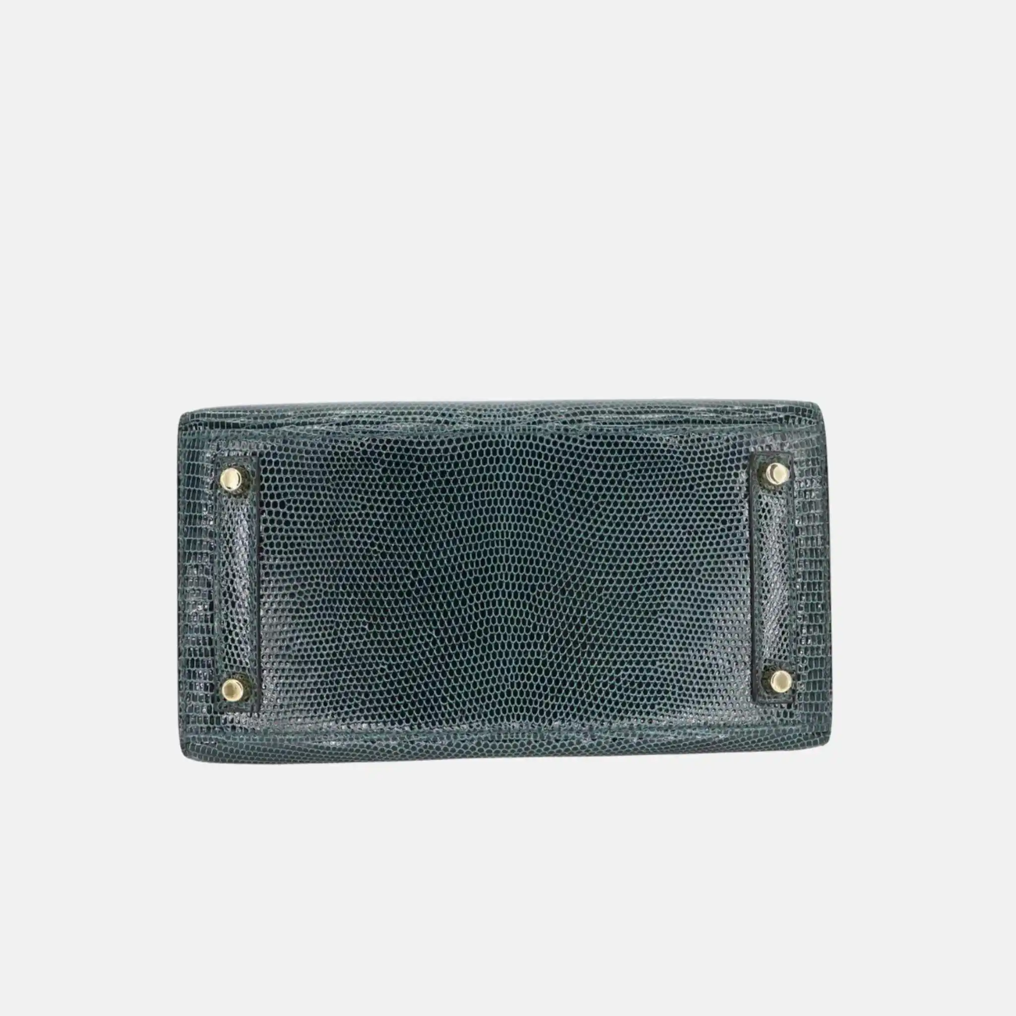 Birkin 20 Lizard Vert Cypres GHW - Image 3