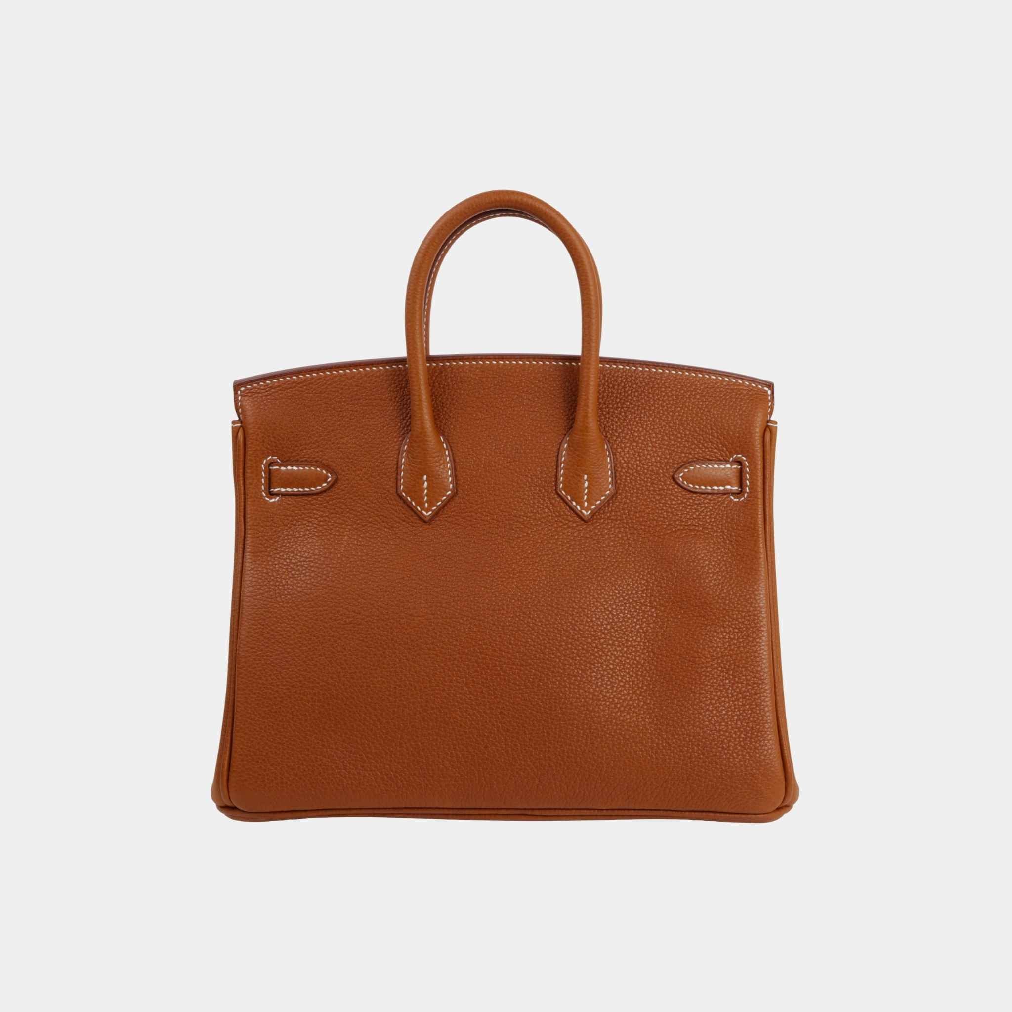 Birkin 25 Barenia Faubourg Fauve PHW - Image 2