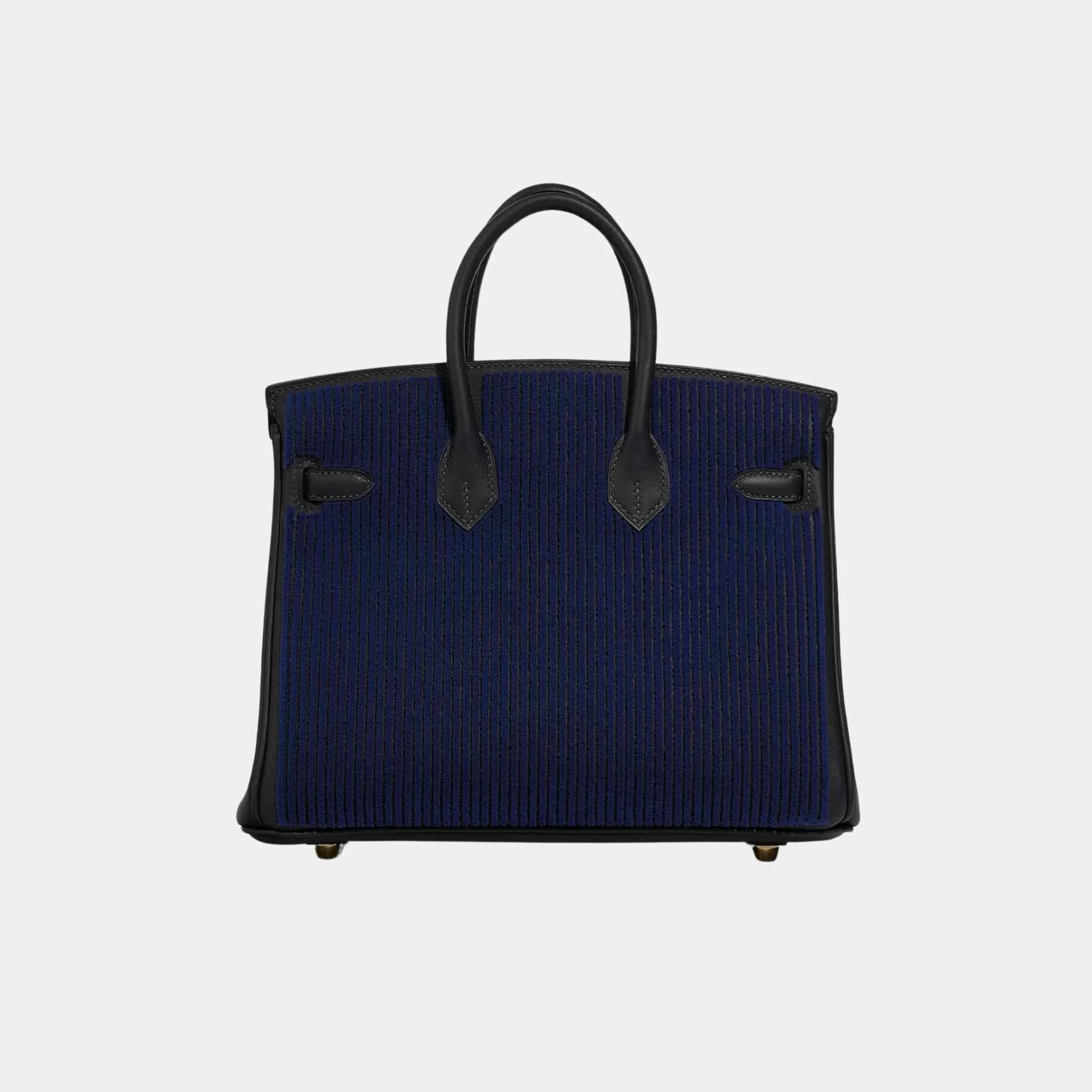 Birkin 25 Cote a Cote Tuffetage Swift Caban - Bleu Saphir - Image 3