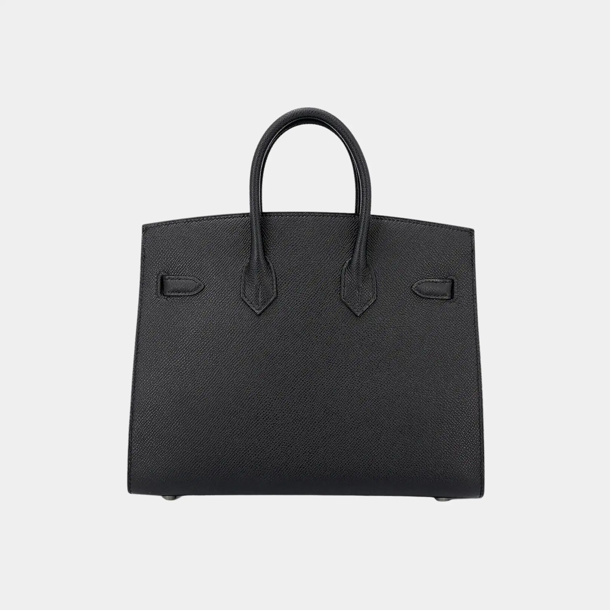 Birkin 25 Epsom Black PHW - Image 3