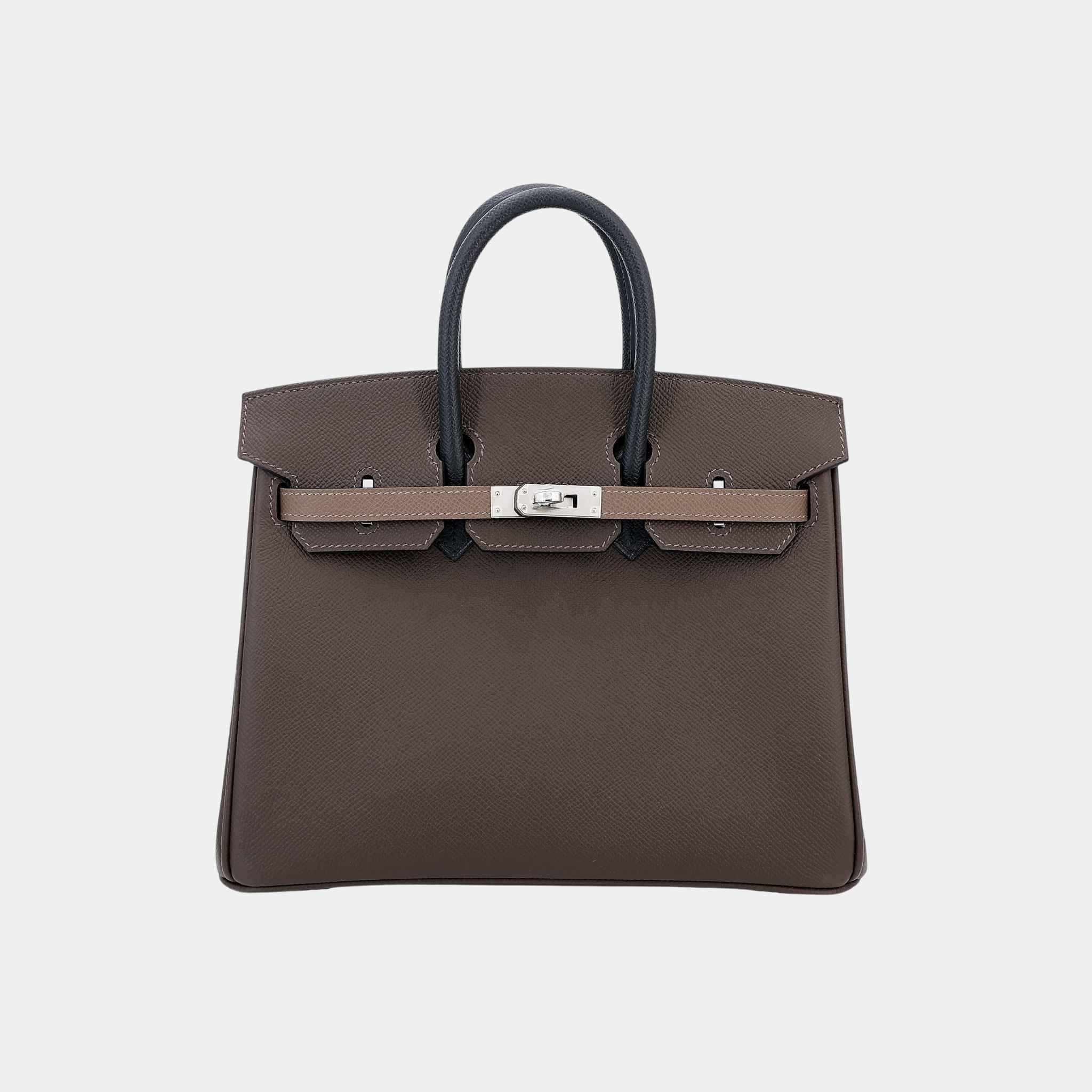 Birkin 25 Epsom Ecorce/Etoupe/Black PHW