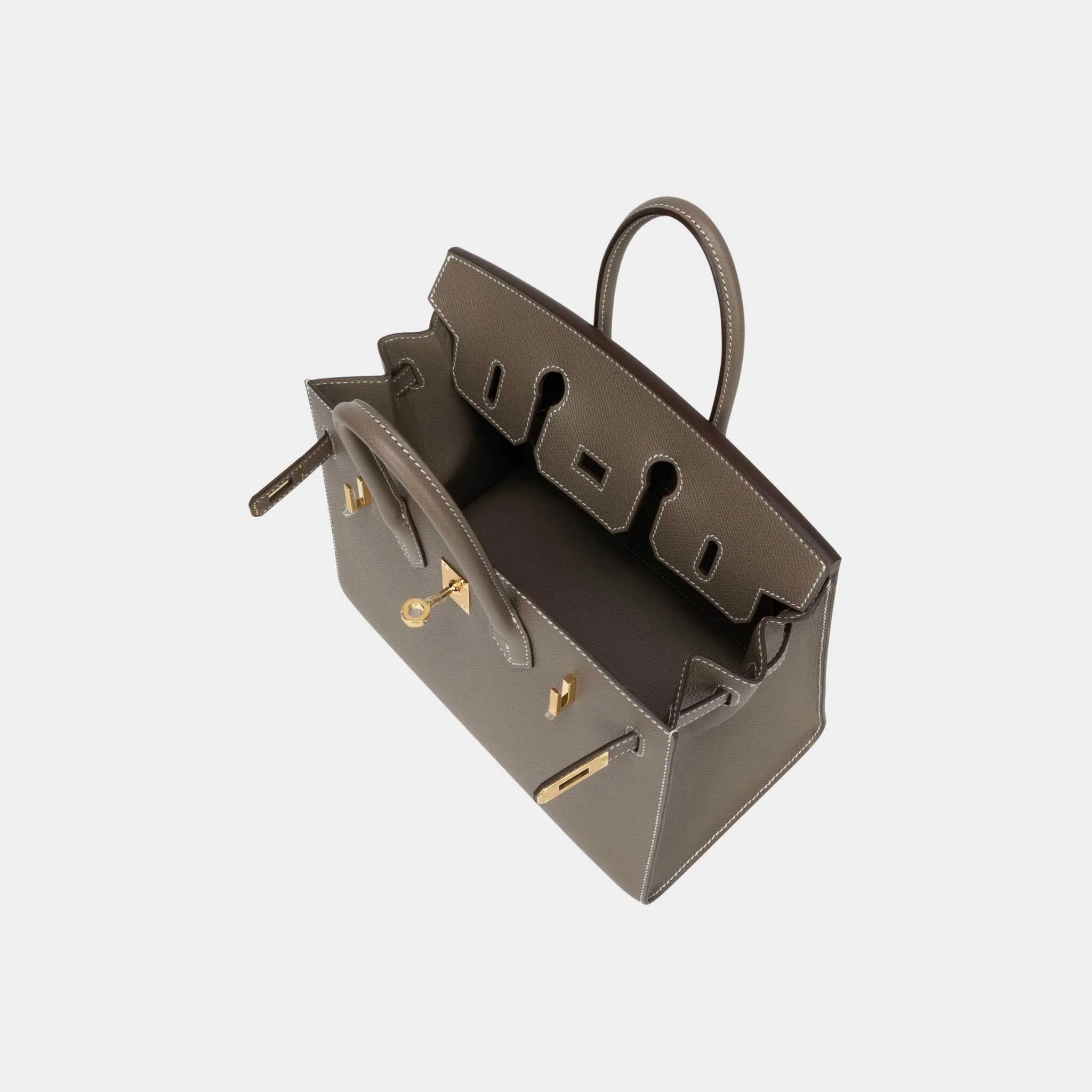 Birkin 25 Epsom Etoupe GHW - Image 2