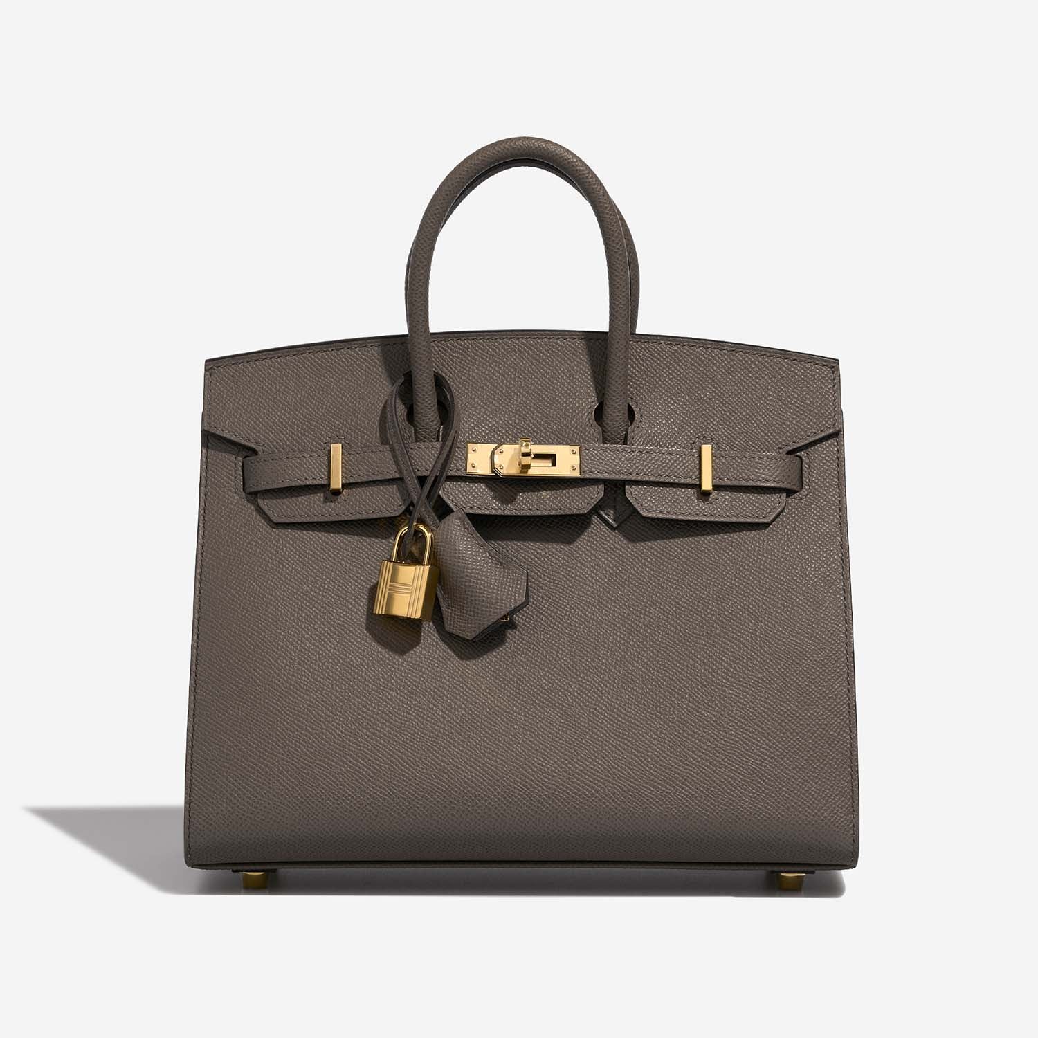 Birkin 25 Epsom Gris Etain GHW