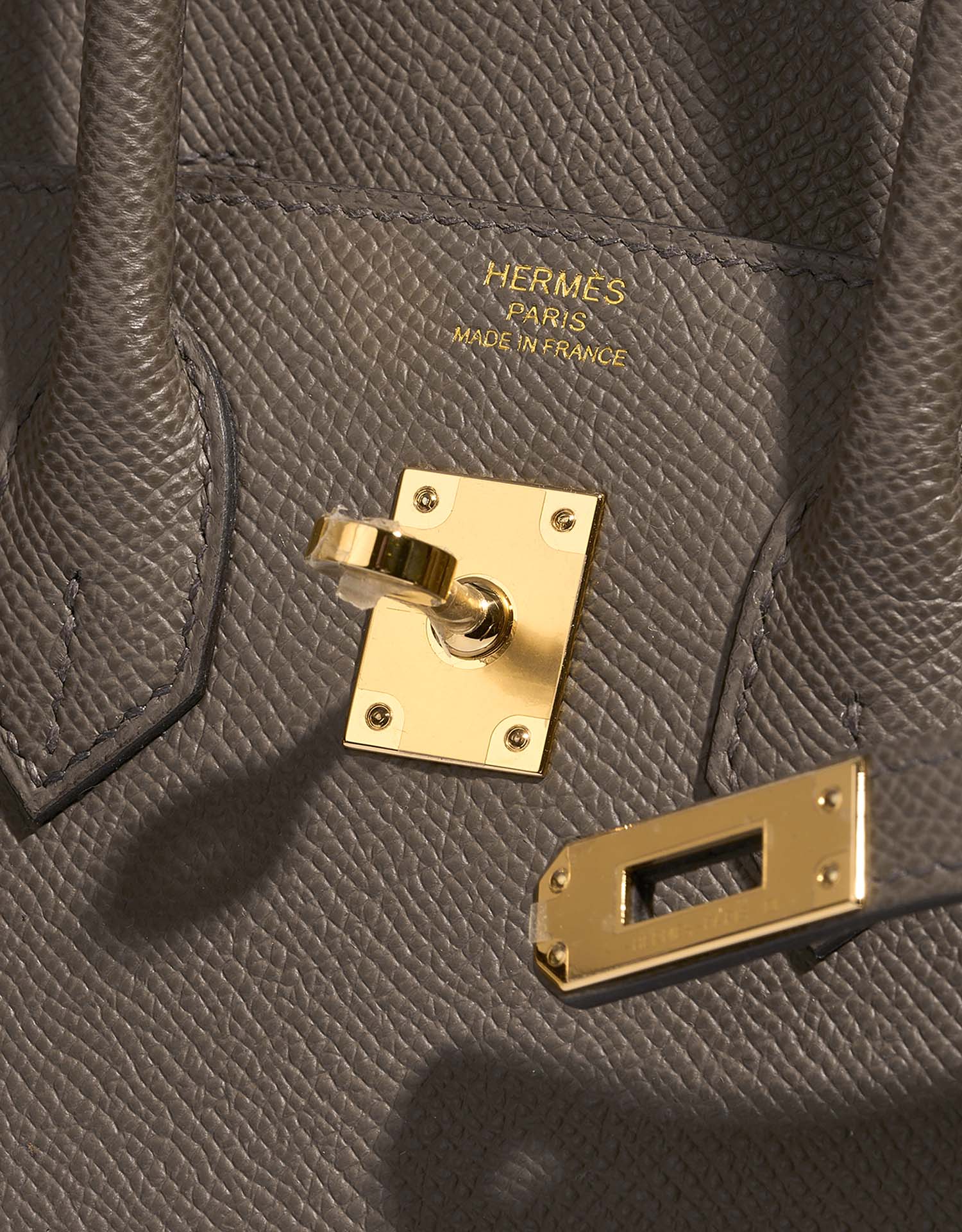 Birkin 25 Epsom Gris Etain GHW - Image 2
