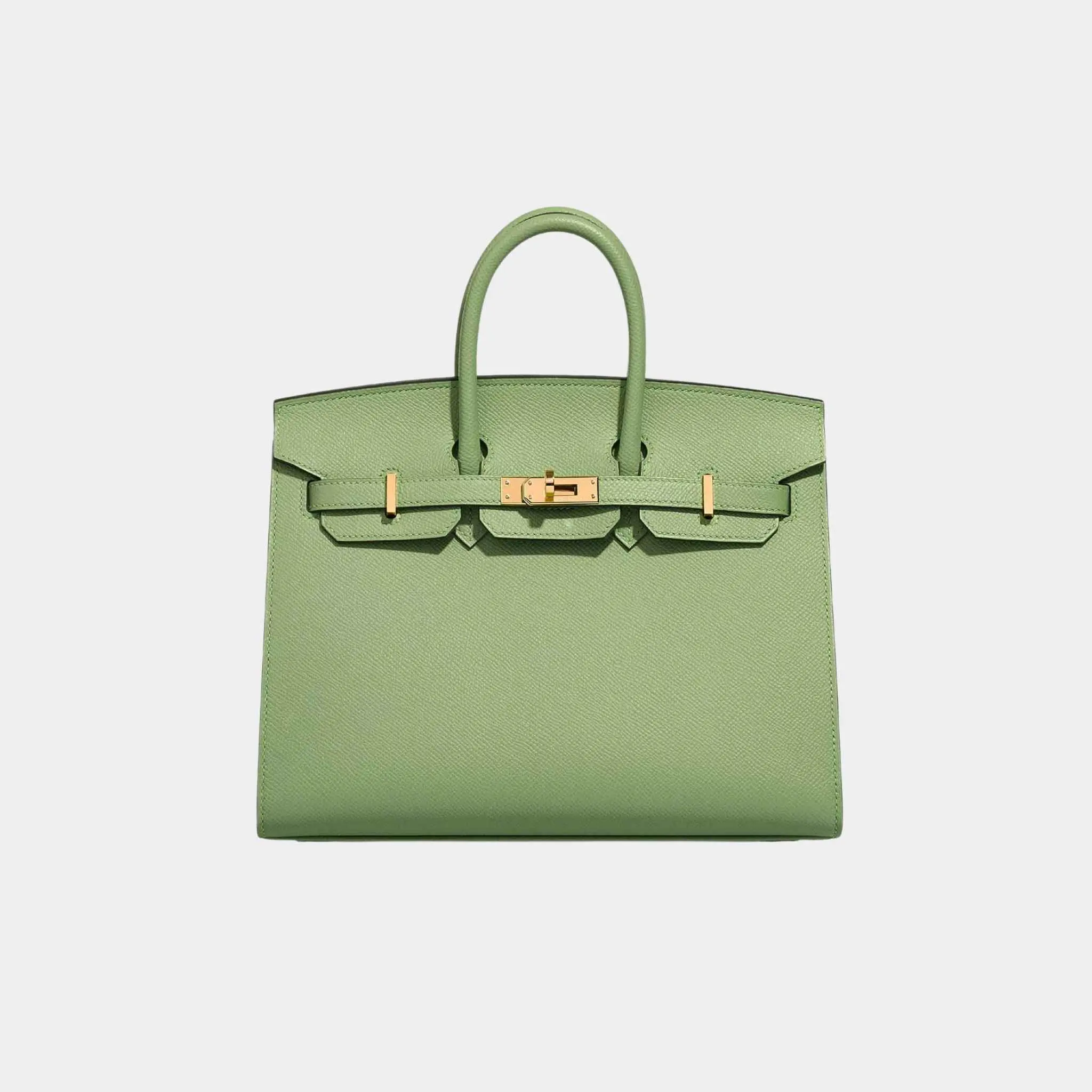 Birkin 25 Epsom Vert Criquet GHW