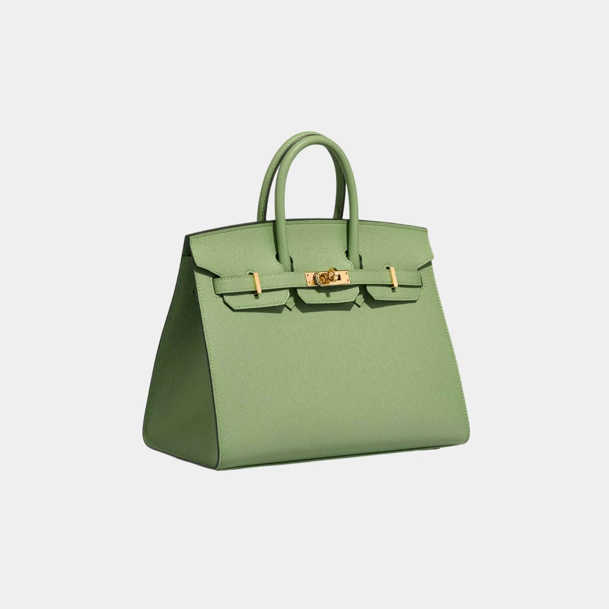 Birkin 25 Epsom Vert Criquet GHW - Image 2