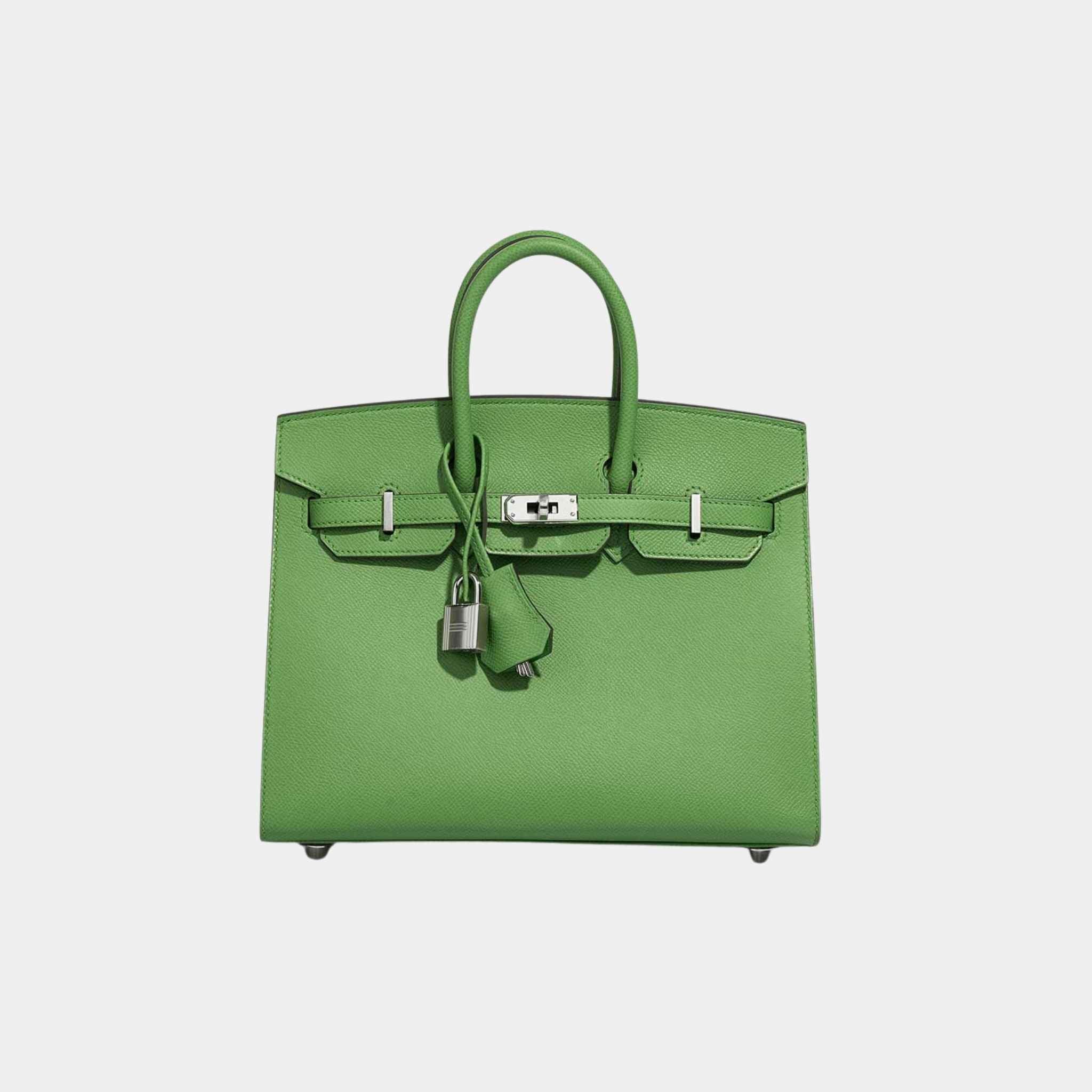 Birkin 25 Epsom Vert Yucca PHW