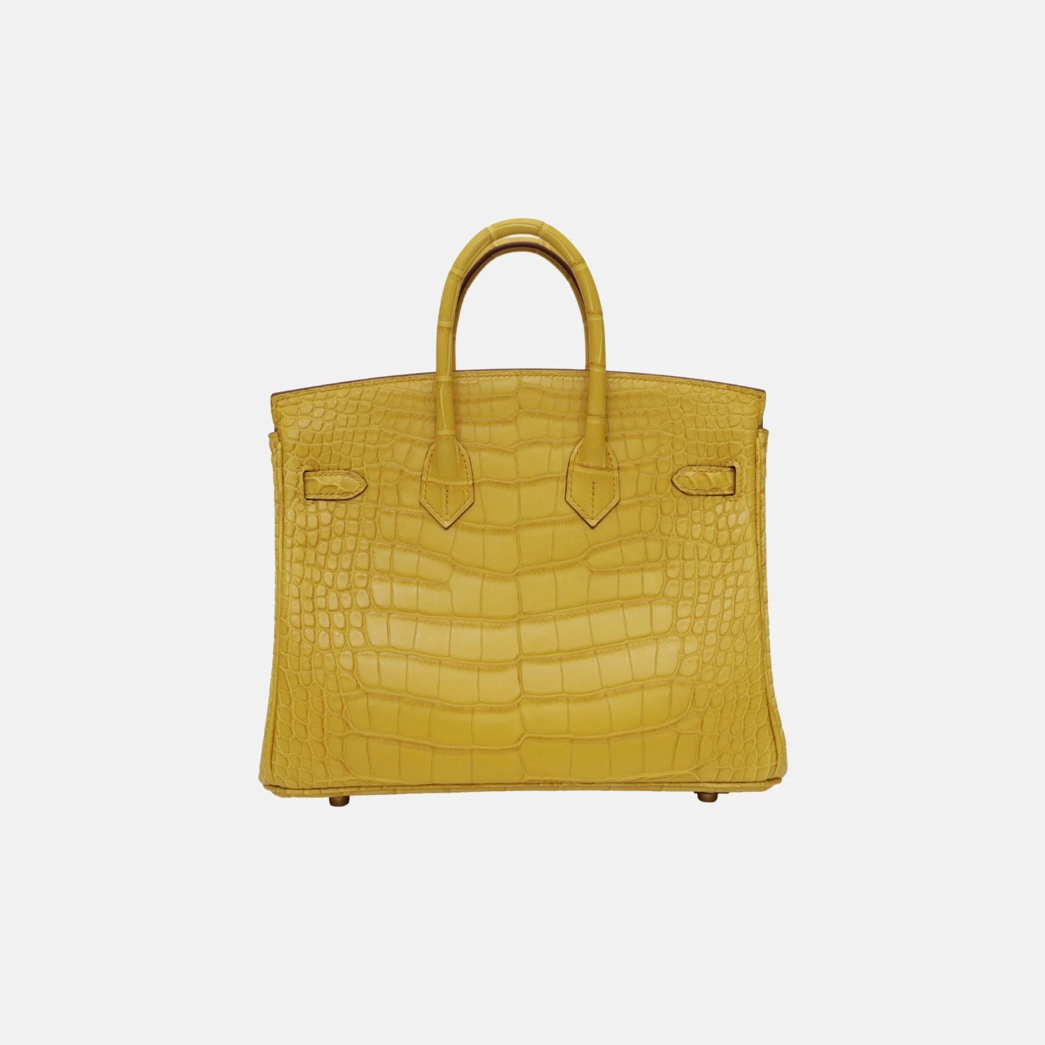 Birkin 25 Jaune Ambre Matte Alligator GHW - Image 2