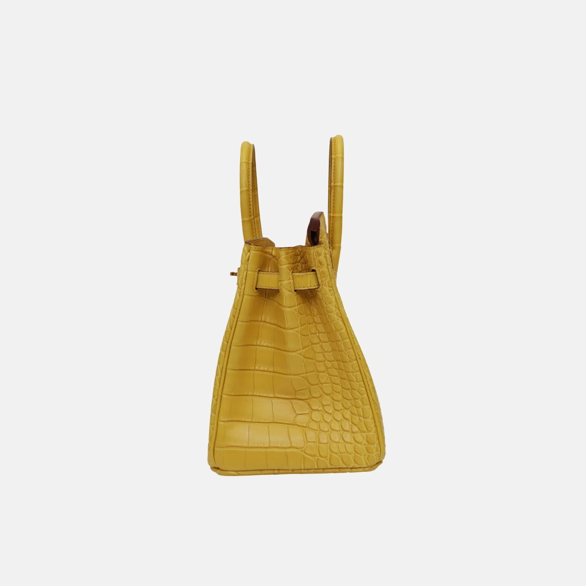 Birkin 25 Jaune Ambre Matte Alligator GHW - Image 3