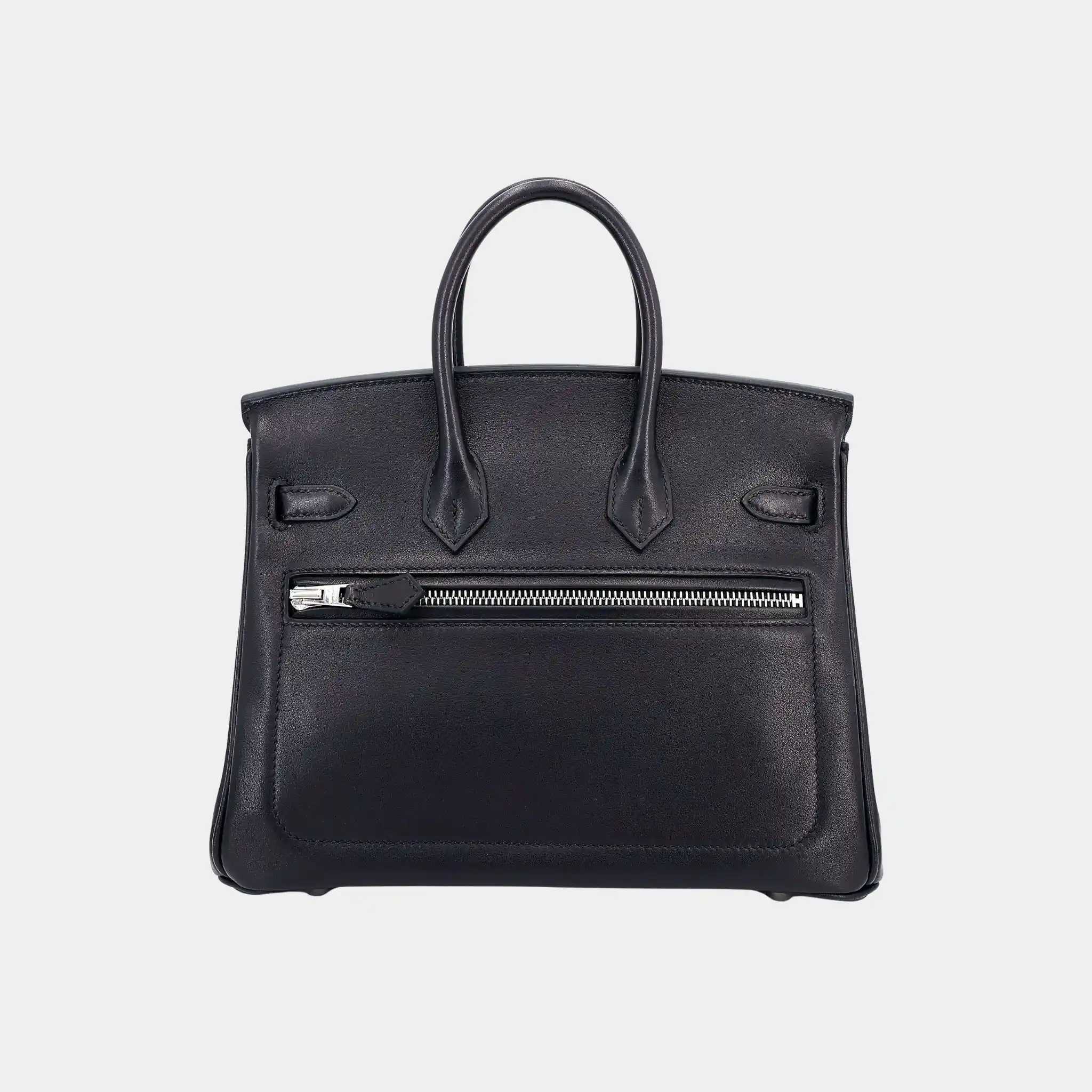 Birkin 25 Rock Limited Edition Volupto Calfskin Black PHW - Image 2