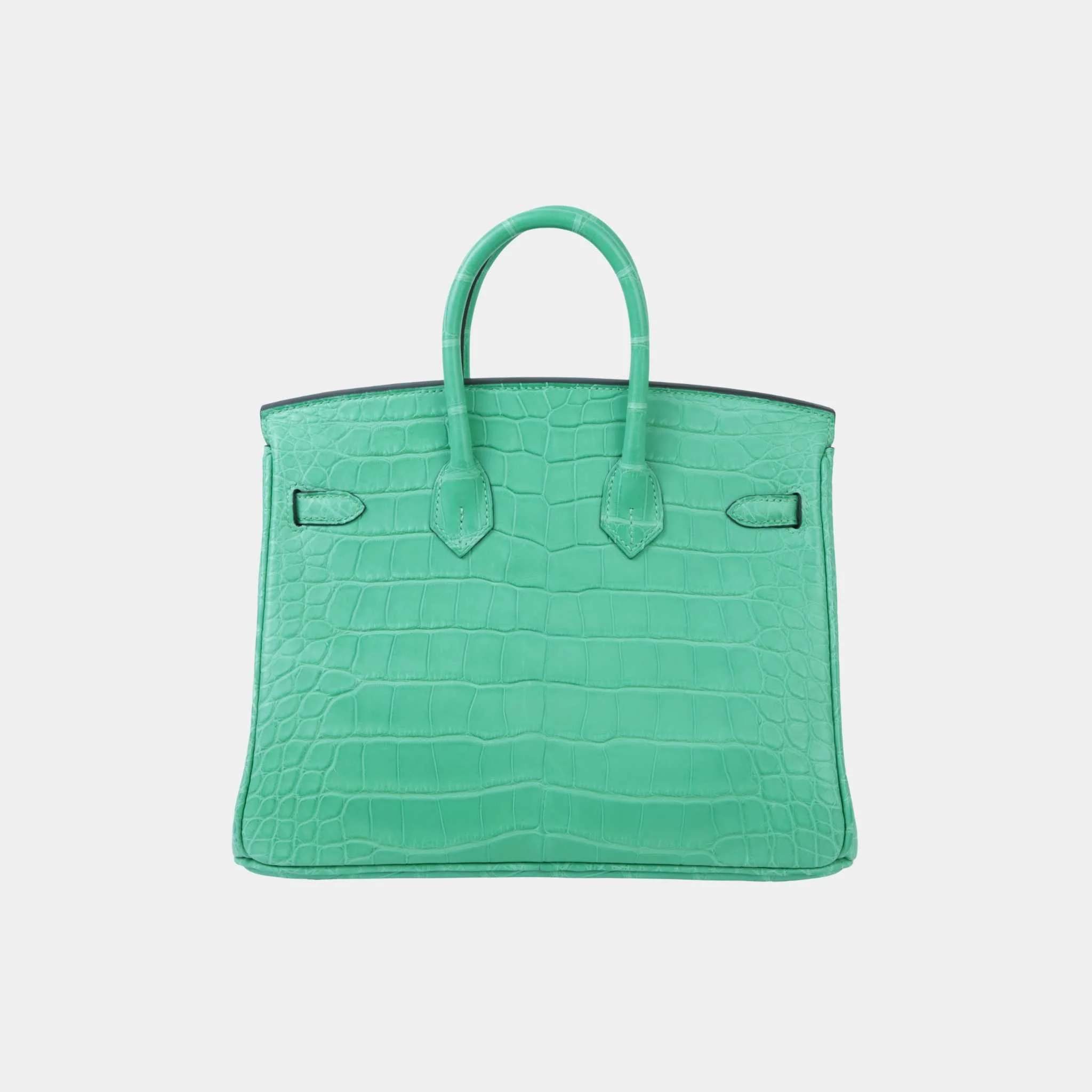 Birkin 25 Matte Alligator Vert Comics PHW - Image 2