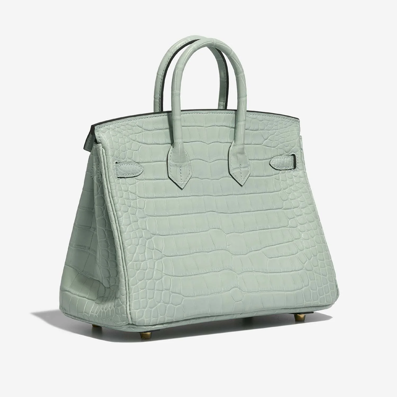 Birkin 25 Matte Alligator Vert d'Eau GHW - Image 4