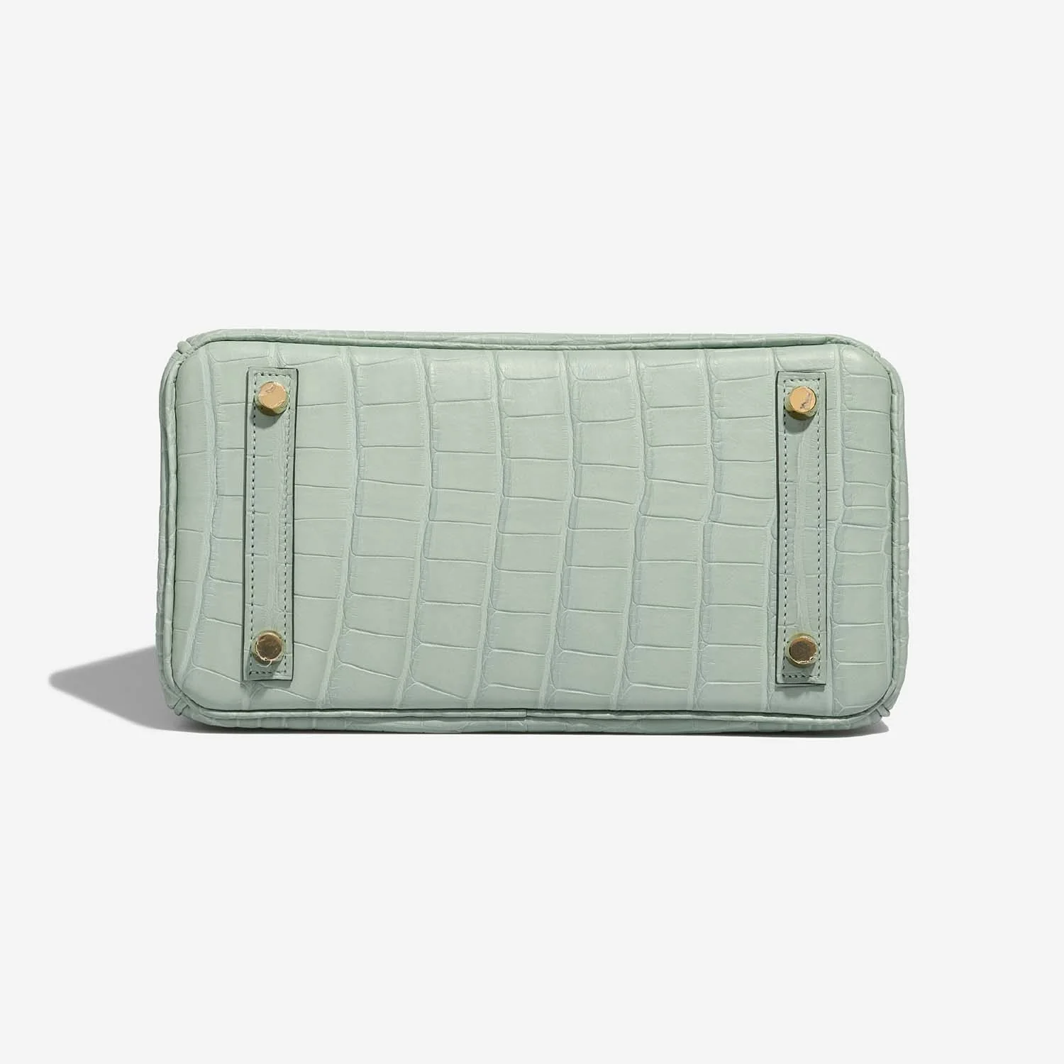 Birkin 25 Matte Alligator Vert d'Eau GHW - Image 5