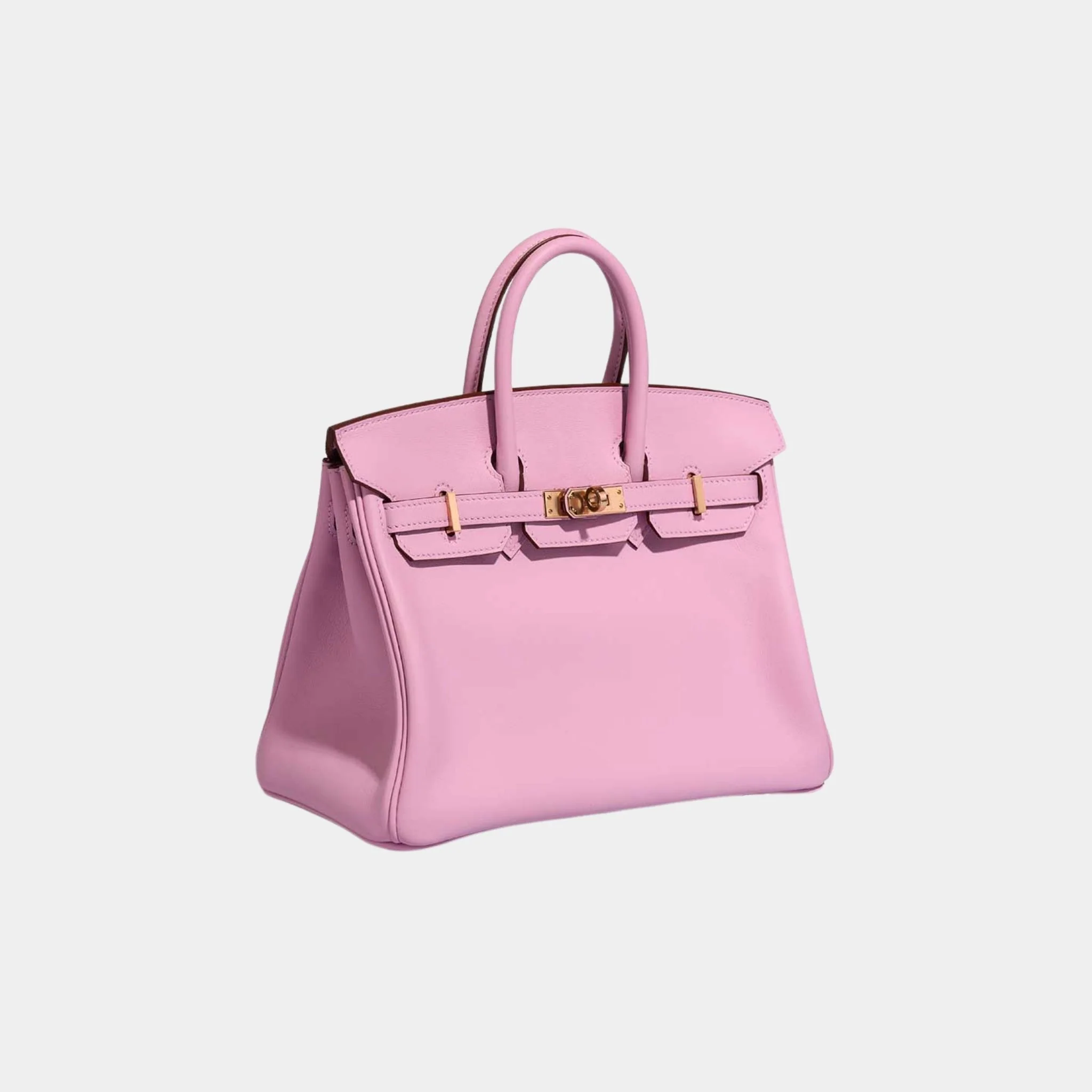 Birkin 25 Swift Mauve Sylvestre GHW - Image 3