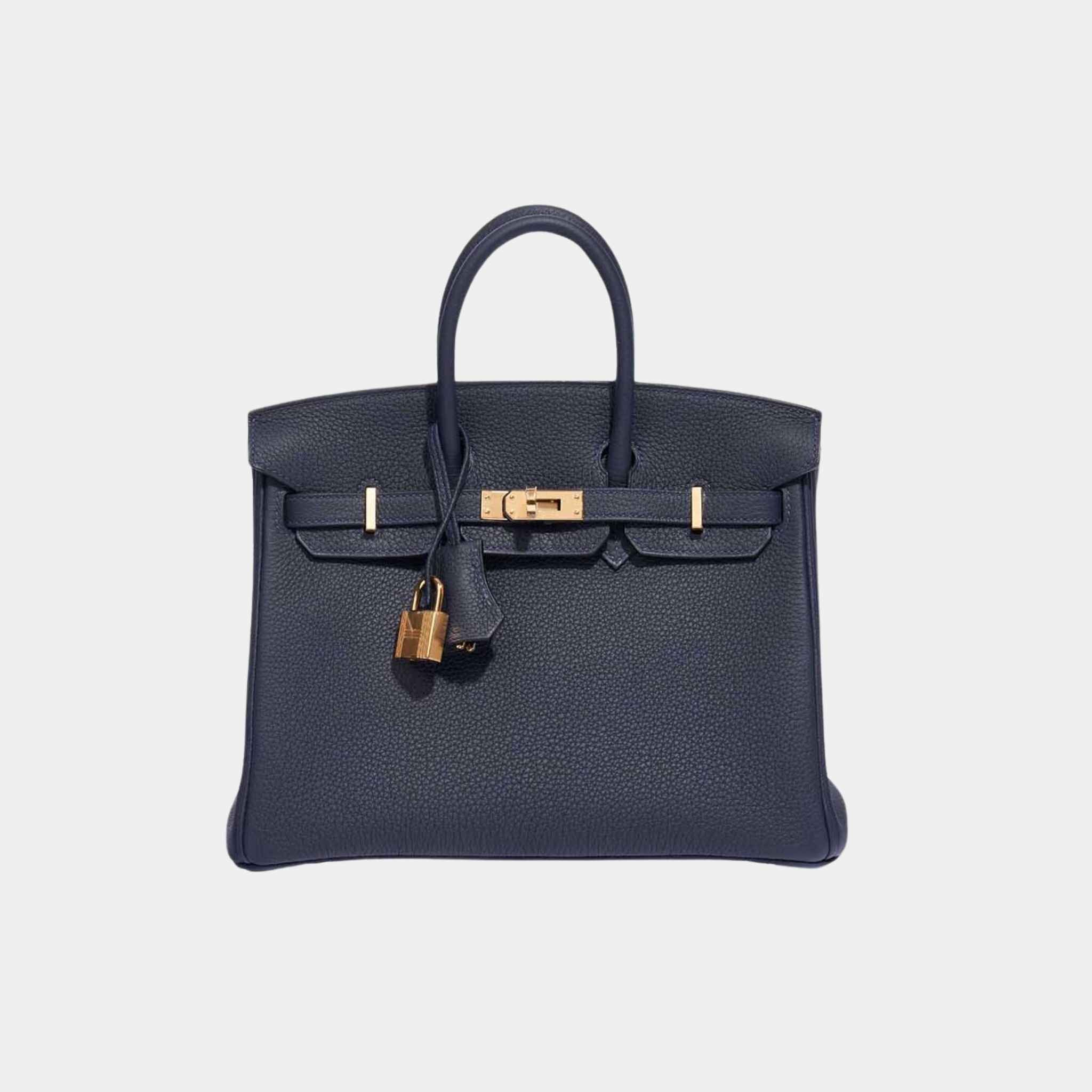 Birkin 25 Togo Bleu Nuit GHW