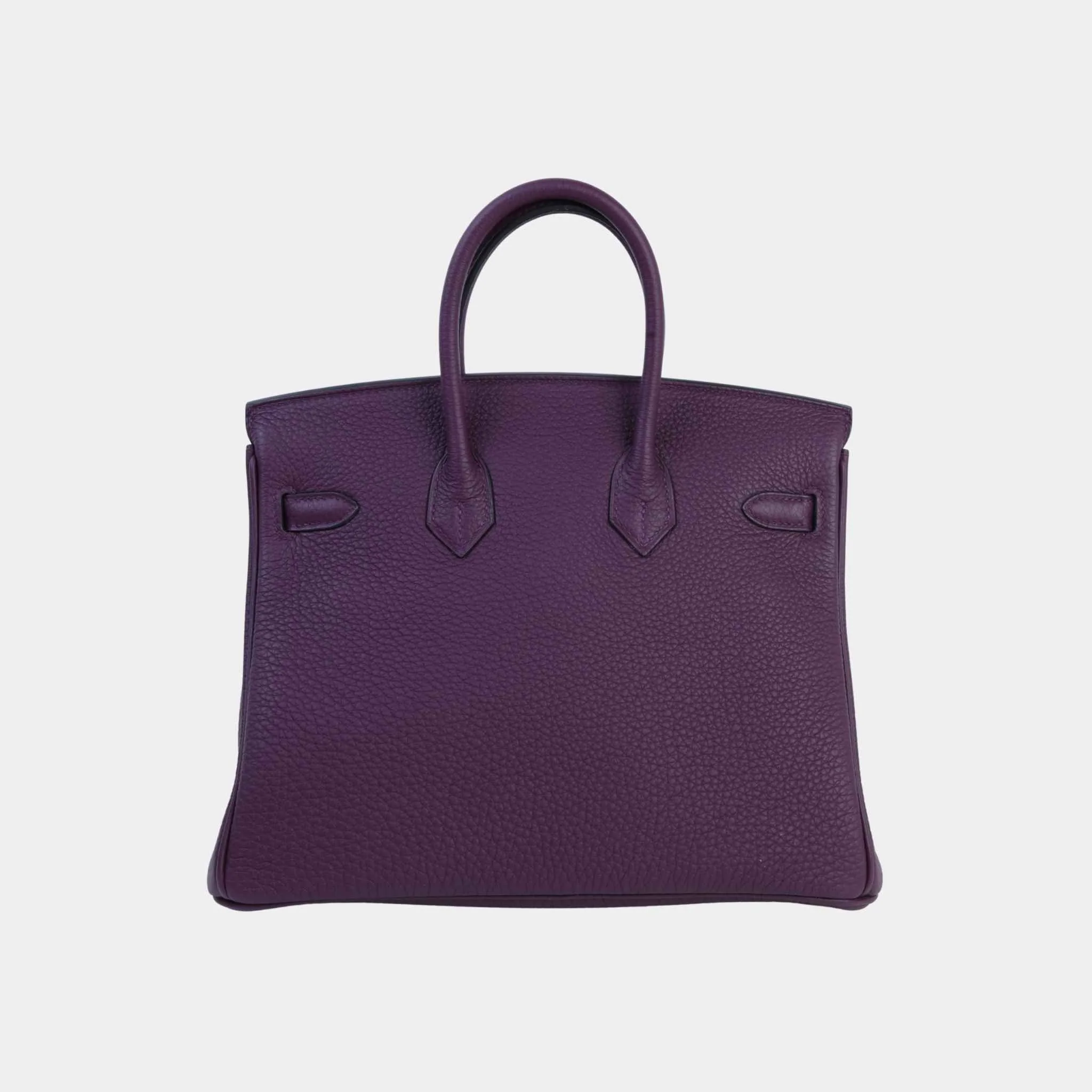 Birkin 25 Togo Cassis GHW - Image 2