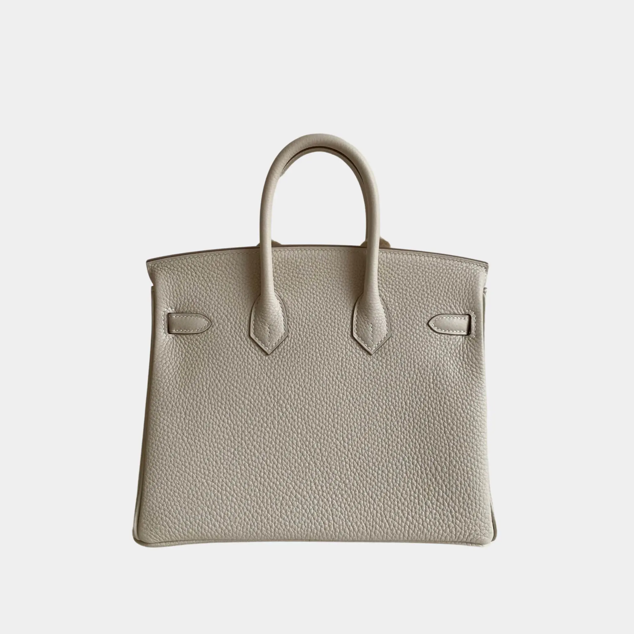 Birkin 25 Togo Craie PHW - Image 2